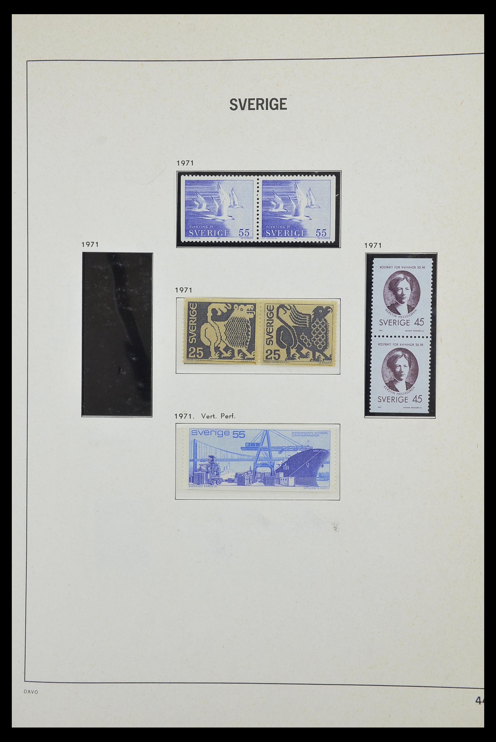 33520 109 - Postzegelverzameling 33520 Zweden 1855-2013.