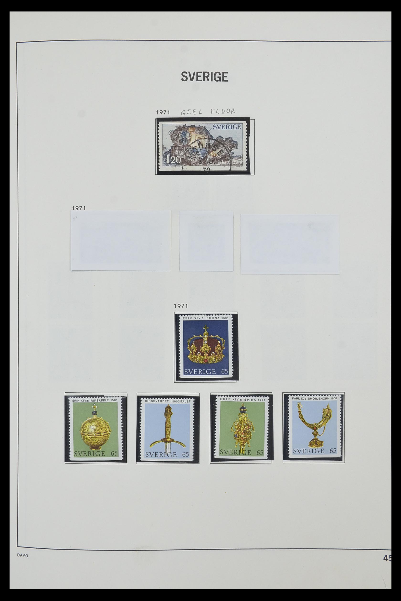 33520 111 - Postzegelverzameling 33520 Zweden 1855-2013.