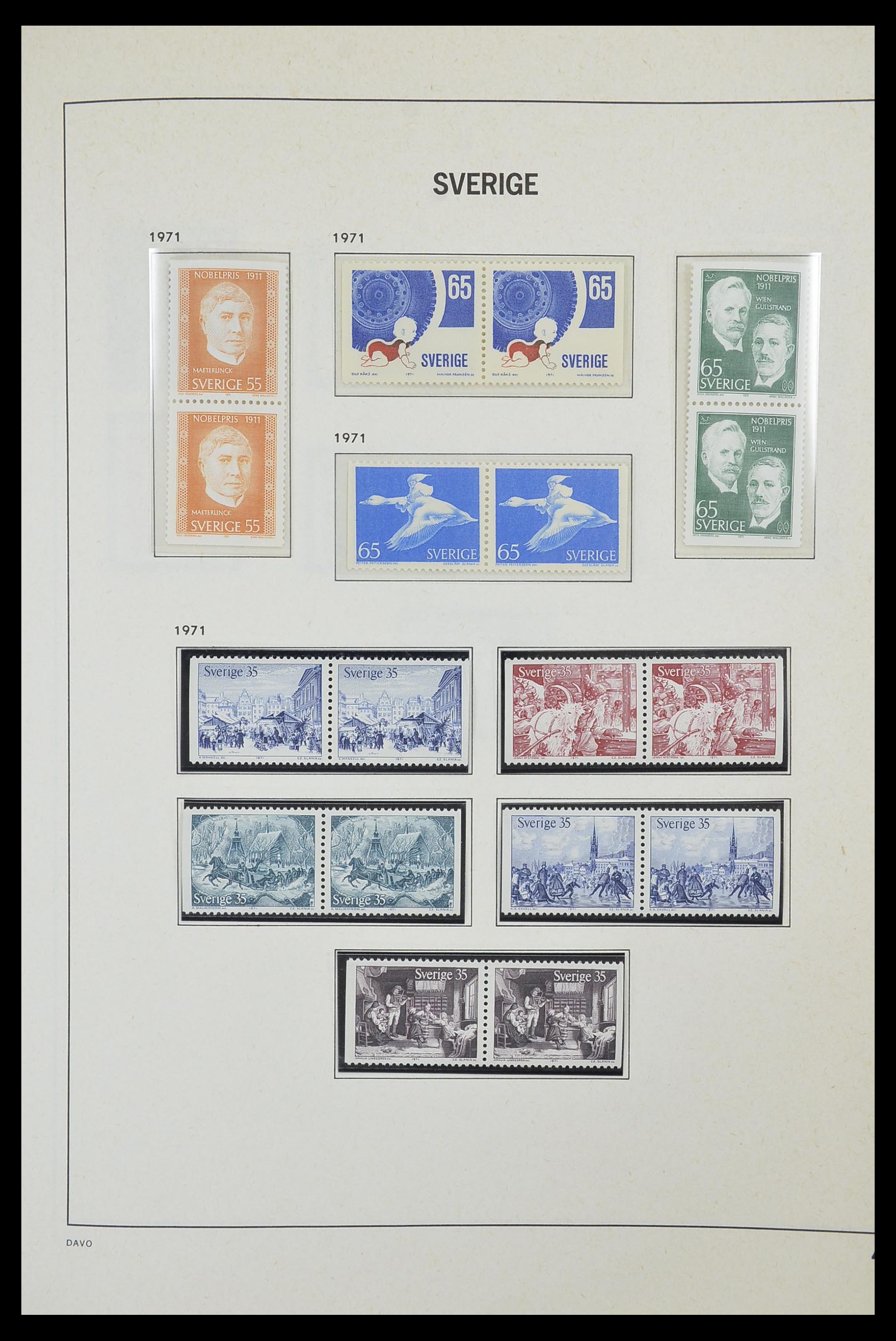 33520 113 - Postzegelverzameling 33520 Zweden 1855-2013.