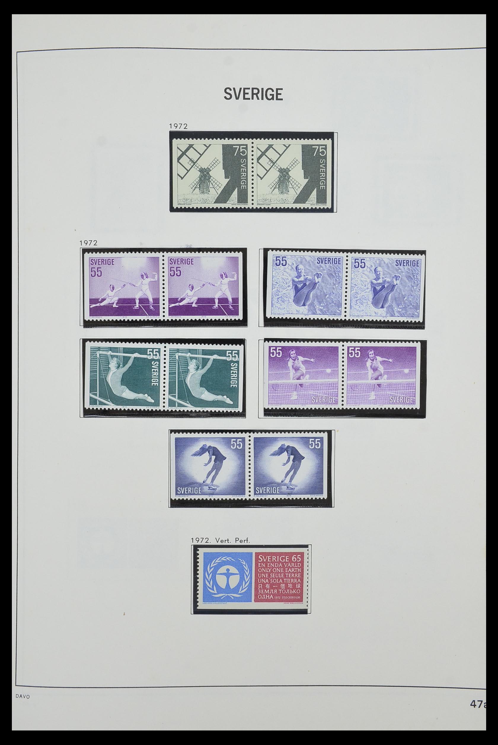 33520 117 - Postzegelverzameling 33520 Zweden 1855-2013.