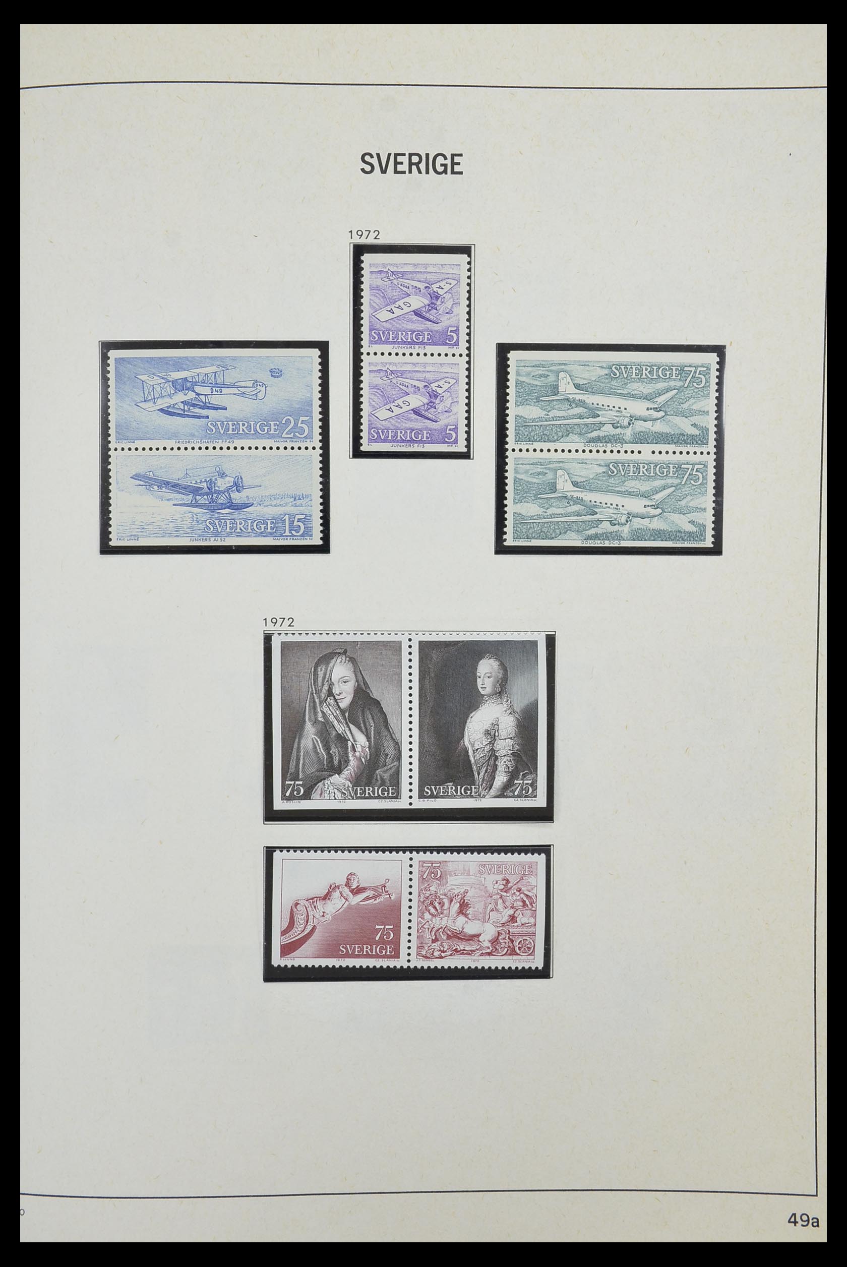 33520 120 - Postzegelverzameling 33520 Zweden 1855-2013.