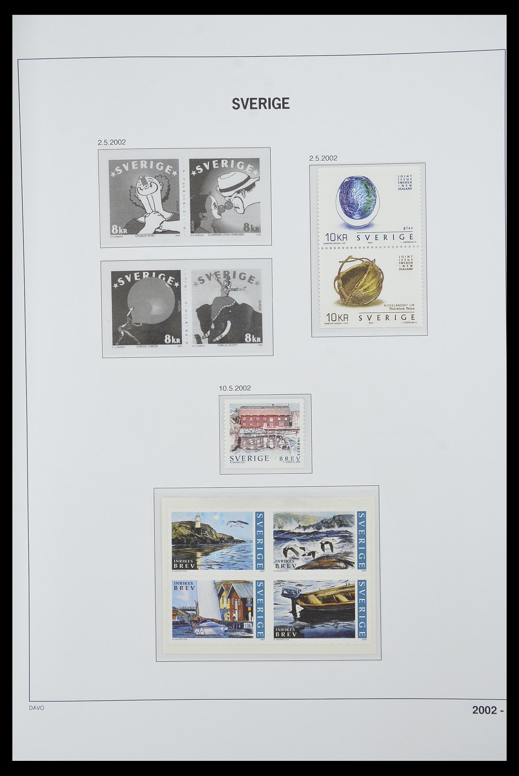33520 342 - Postzegelverzameling 33520 Zweden 1855-2013.