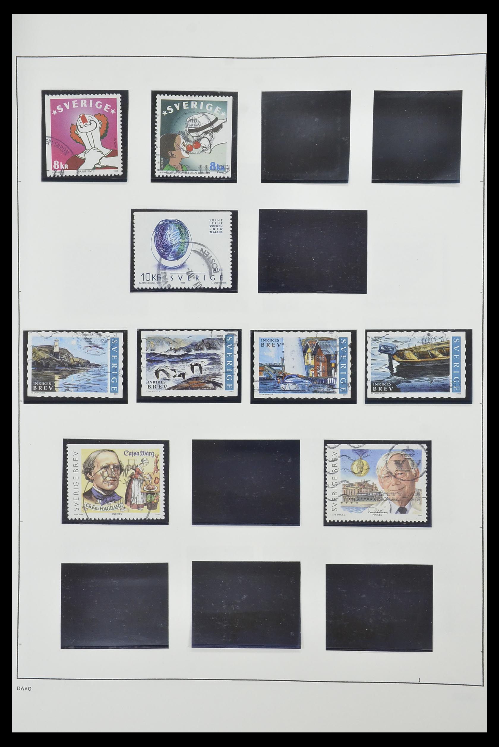 33520 344 - Postzegelverzameling 33520 Zweden 1855-2013.