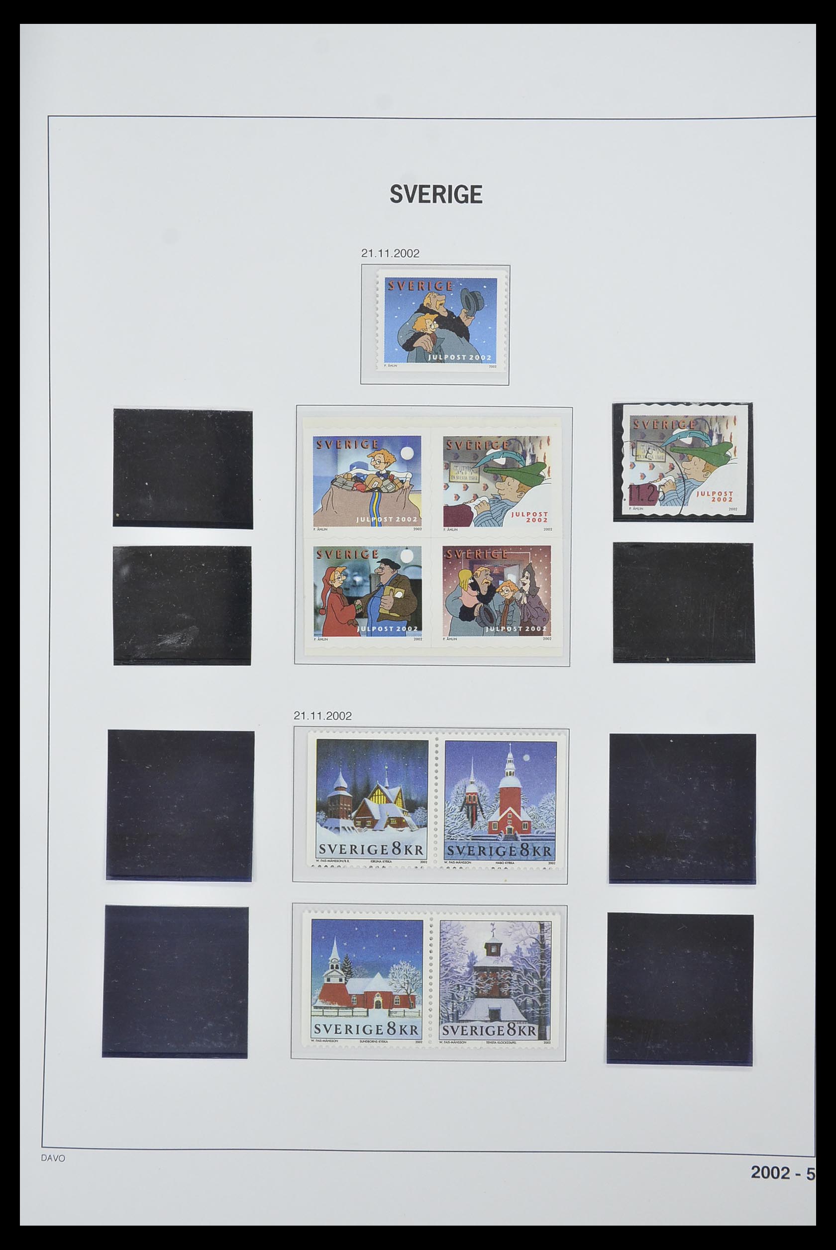 33520 345 - Postzegelverzameling 33520 Zweden 1855-2013.