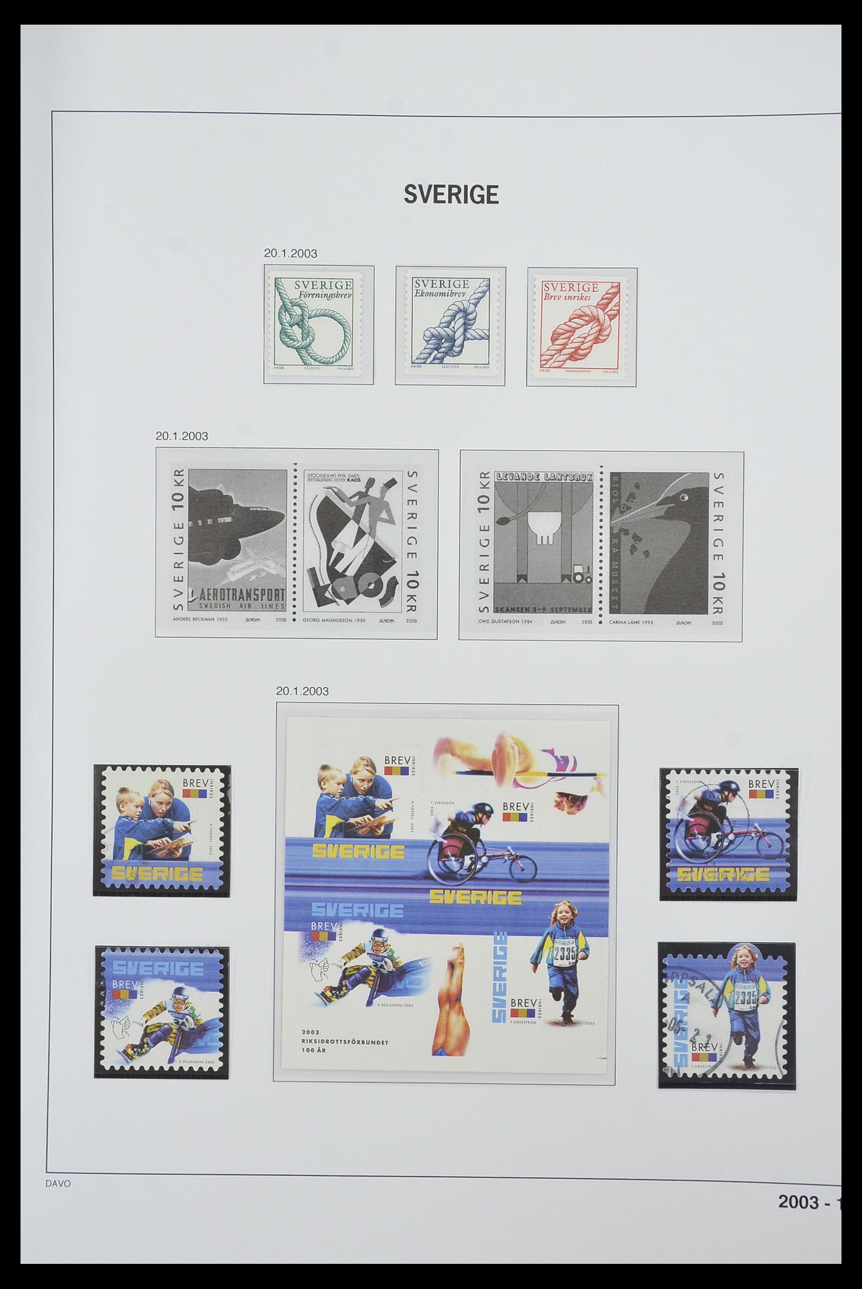 33520 347 - Postzegelverzameling 33520 Zweden 1855-2013.