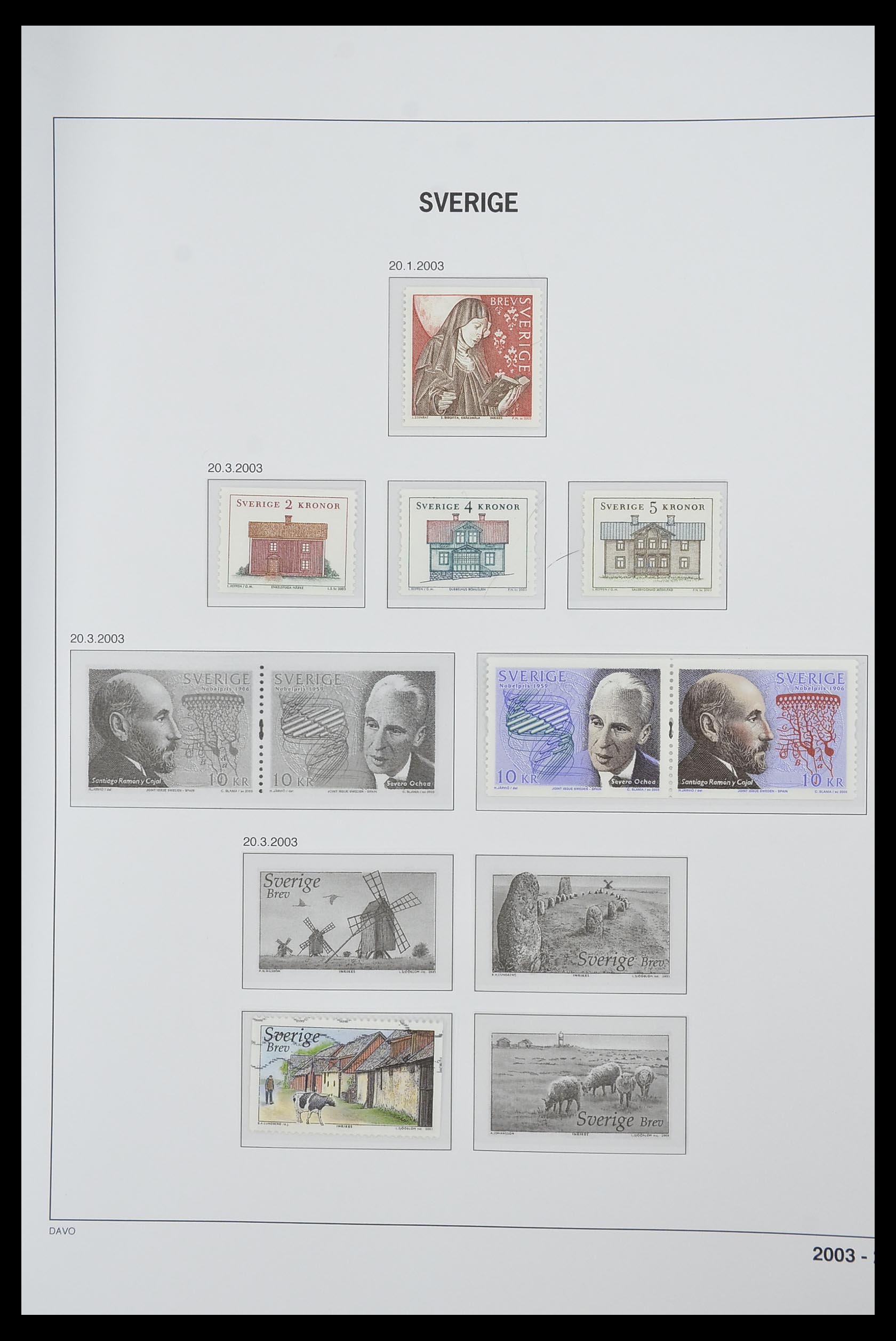 33520 348 - Postzegelverzameling 33520 Zweden 1855-2013.