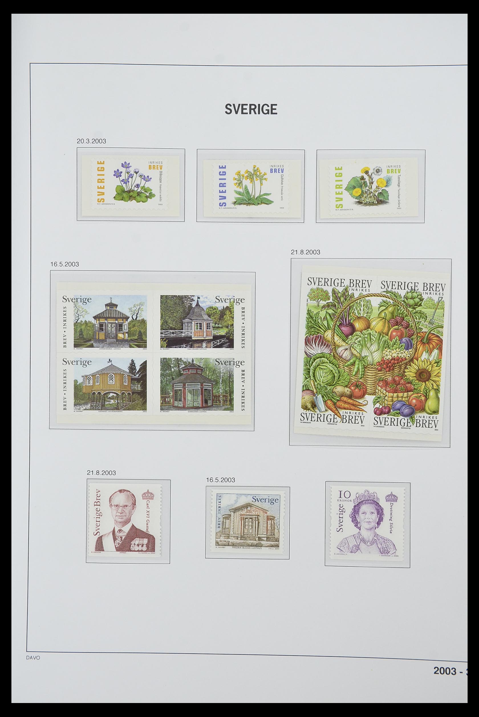 33520 349 - Postzegelverzameling 33520 Zweden 1855-2013.