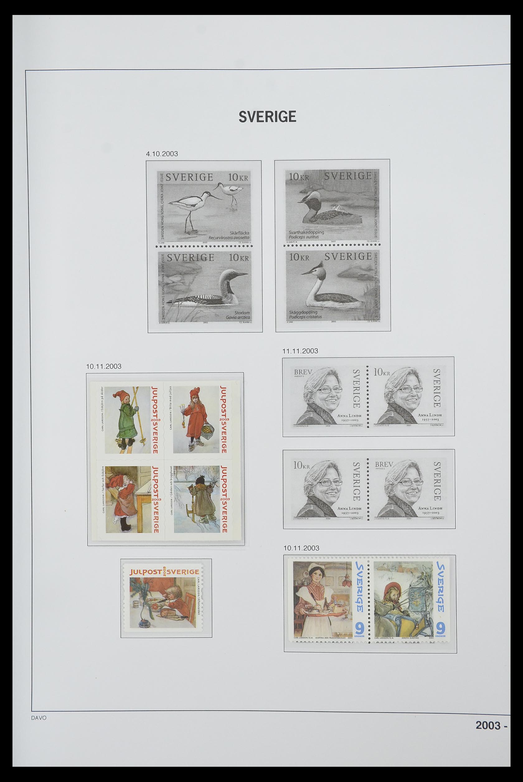 33520 351 - Postzegelverzameling 33520 Zweden 1855-2013.