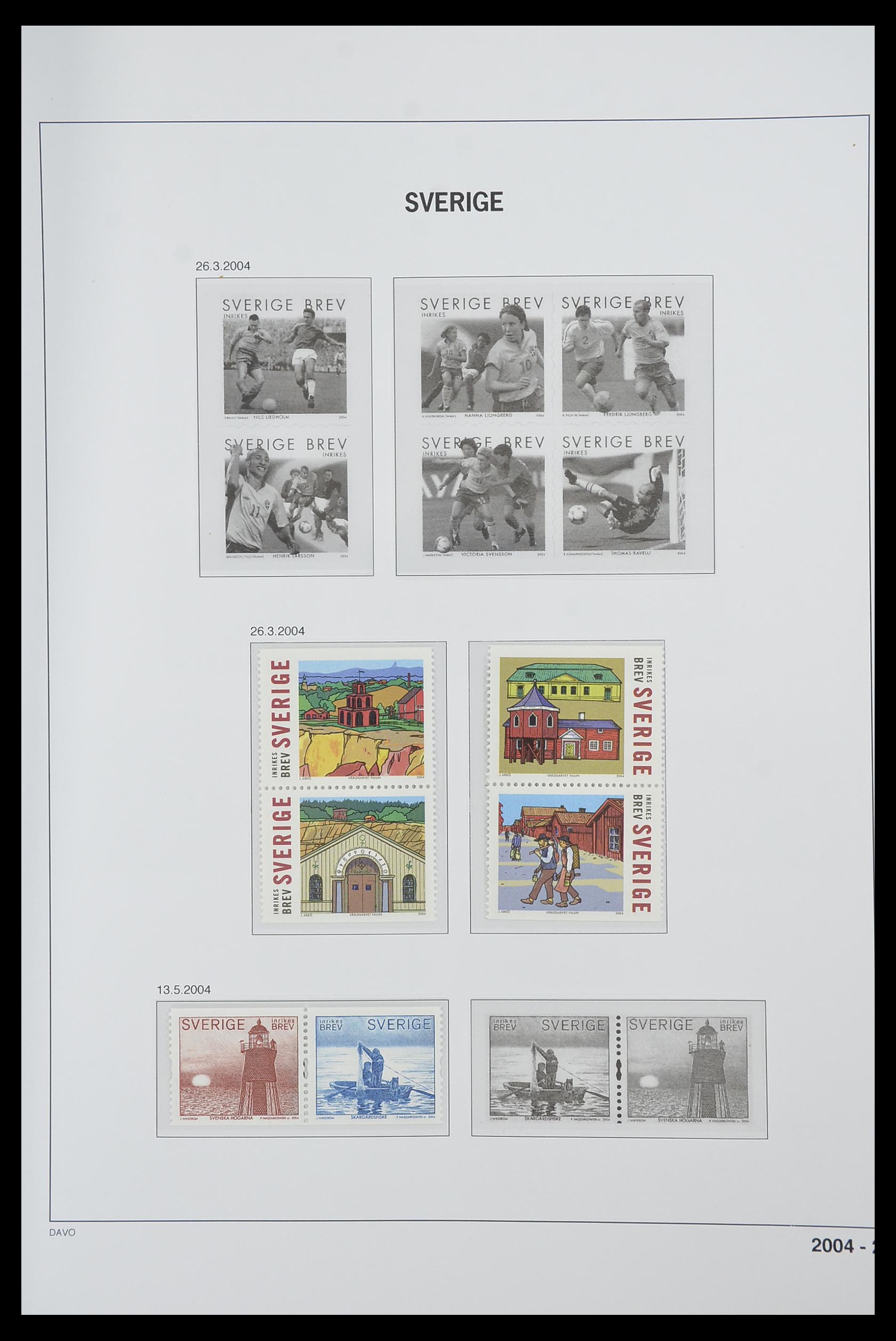 33520 355 - Postzegelverzameling 33520 Zweden 1855-2013.