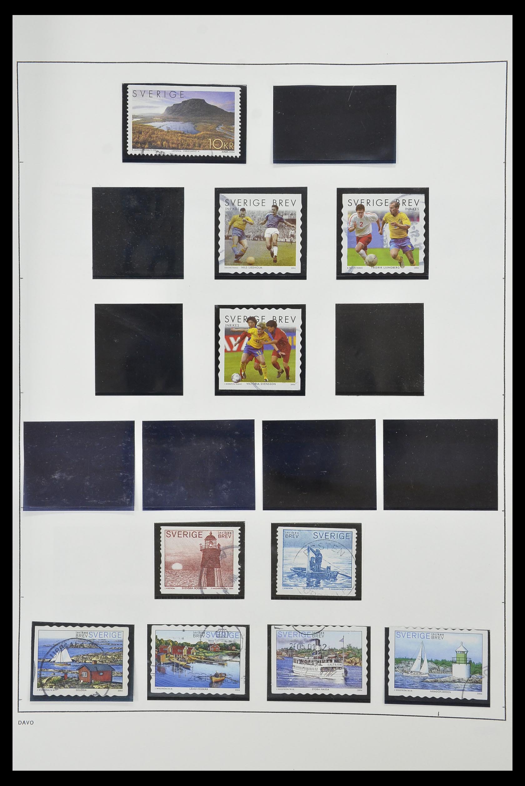 33520 356 - Postzegelverzameling 33520 Zweden 1855-2013.