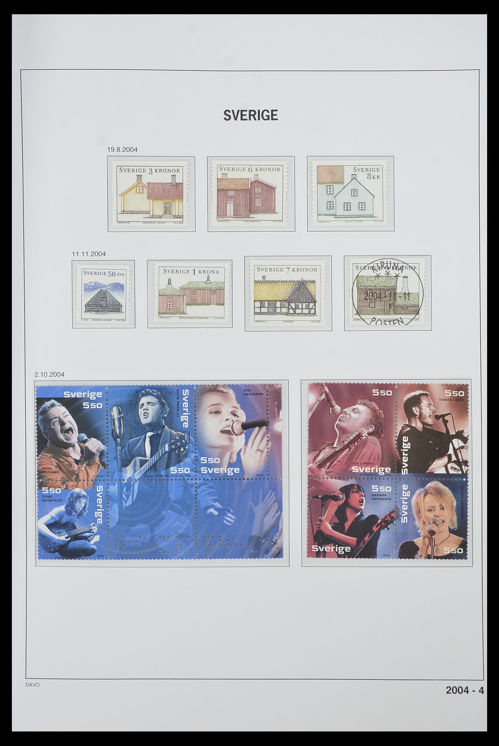 33520 358 - Postzegelverzameling 33520 Zweden 1855-2013.