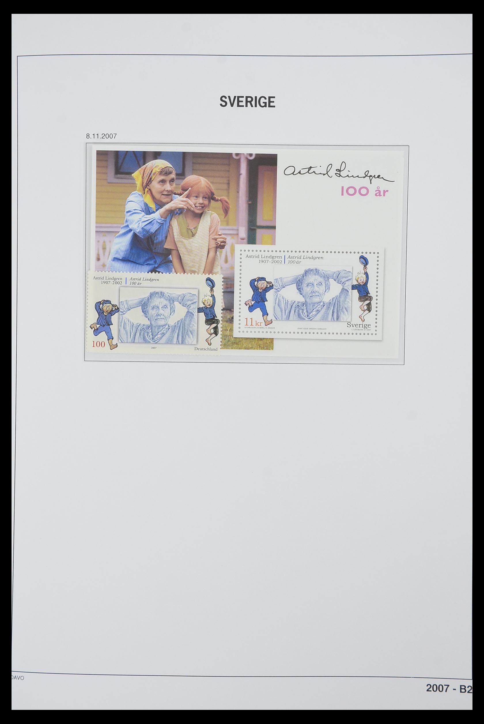 33520 383 - Postzegelverzameling 33520 Zweden 1855-2013.