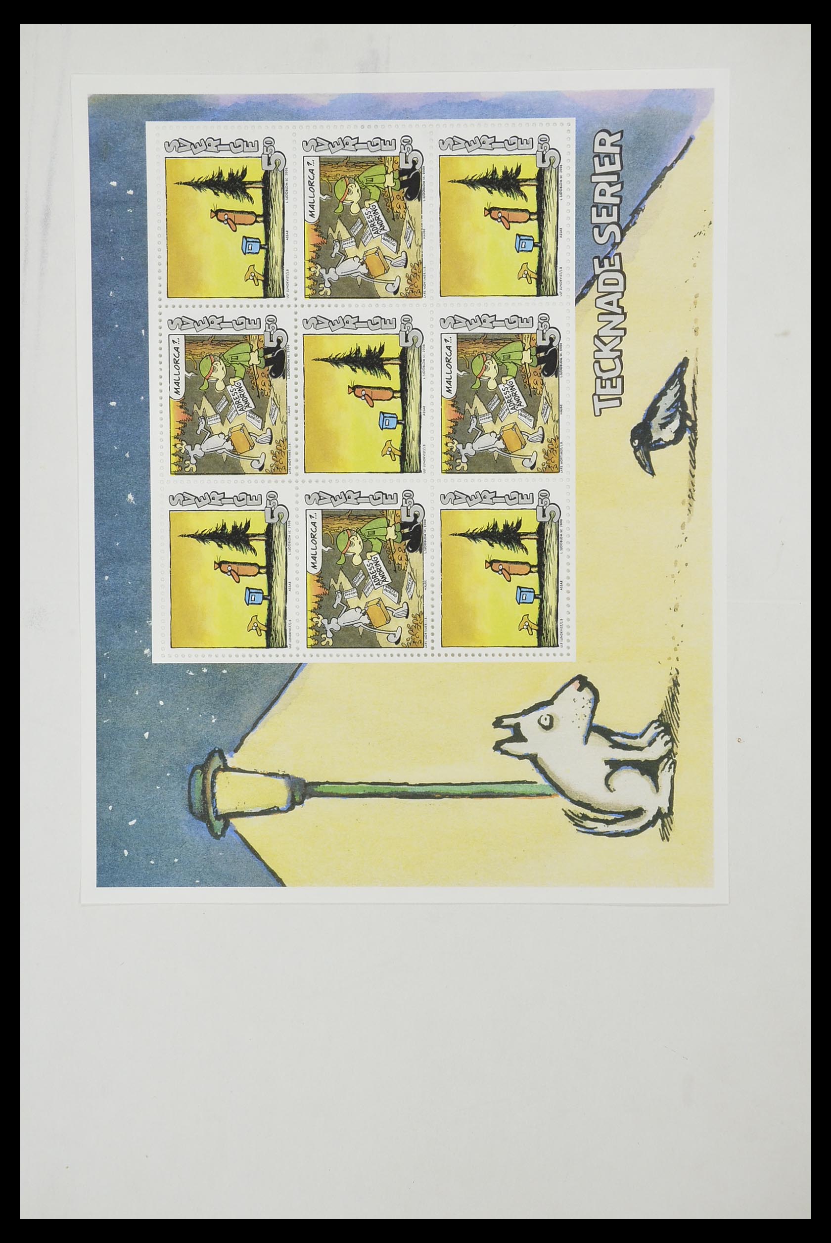 33520 390 - Postzegelverzameling 33520 Zweden 1855-2013.