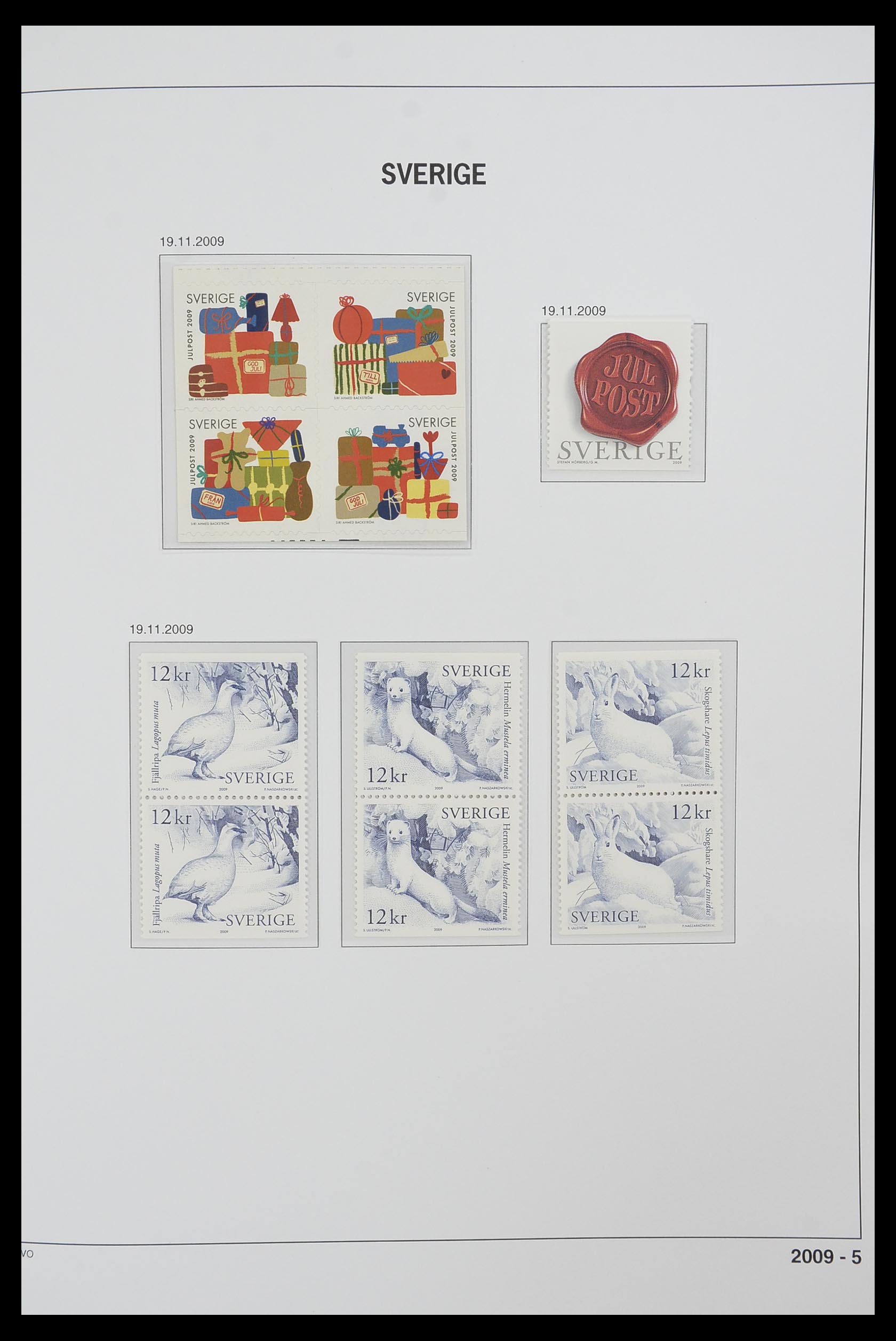 33520 399 - Postzegelverzameling 33520 Zweden 1855-2013.