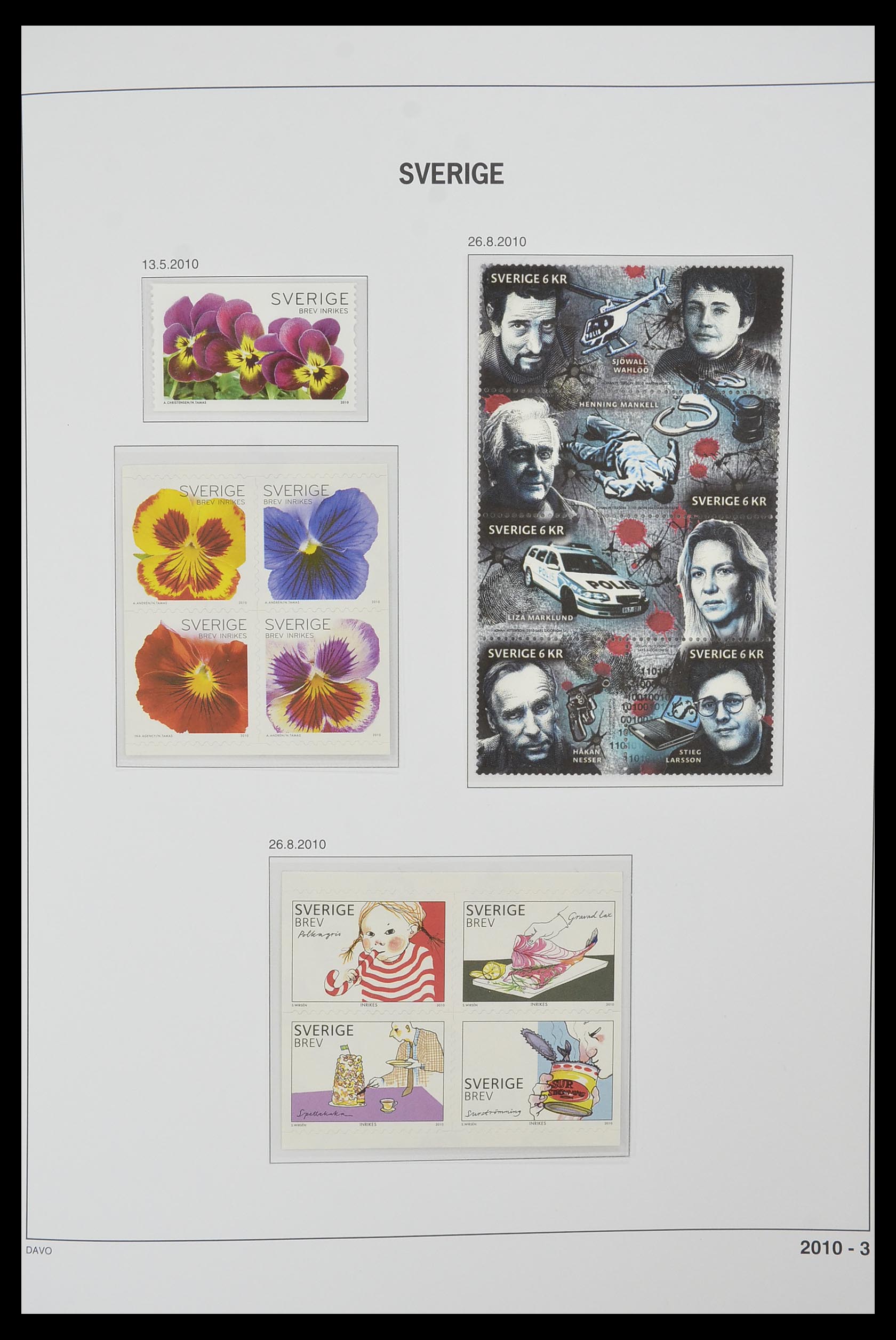 33520 404 - Postzegelverzameling 33520 Zweden 1855-2013.