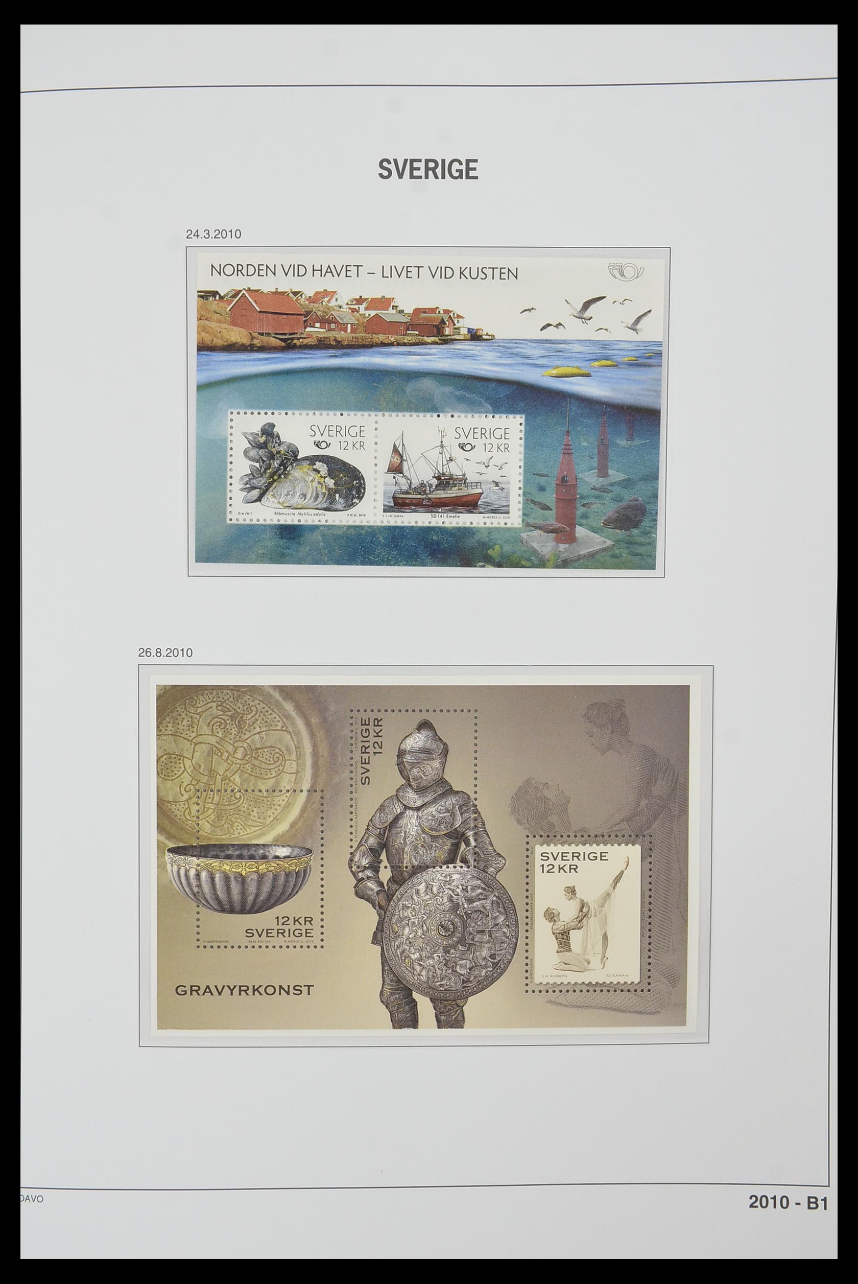 33520 406 - Postzegelverzameling 33520 Zweden 1855-2013.