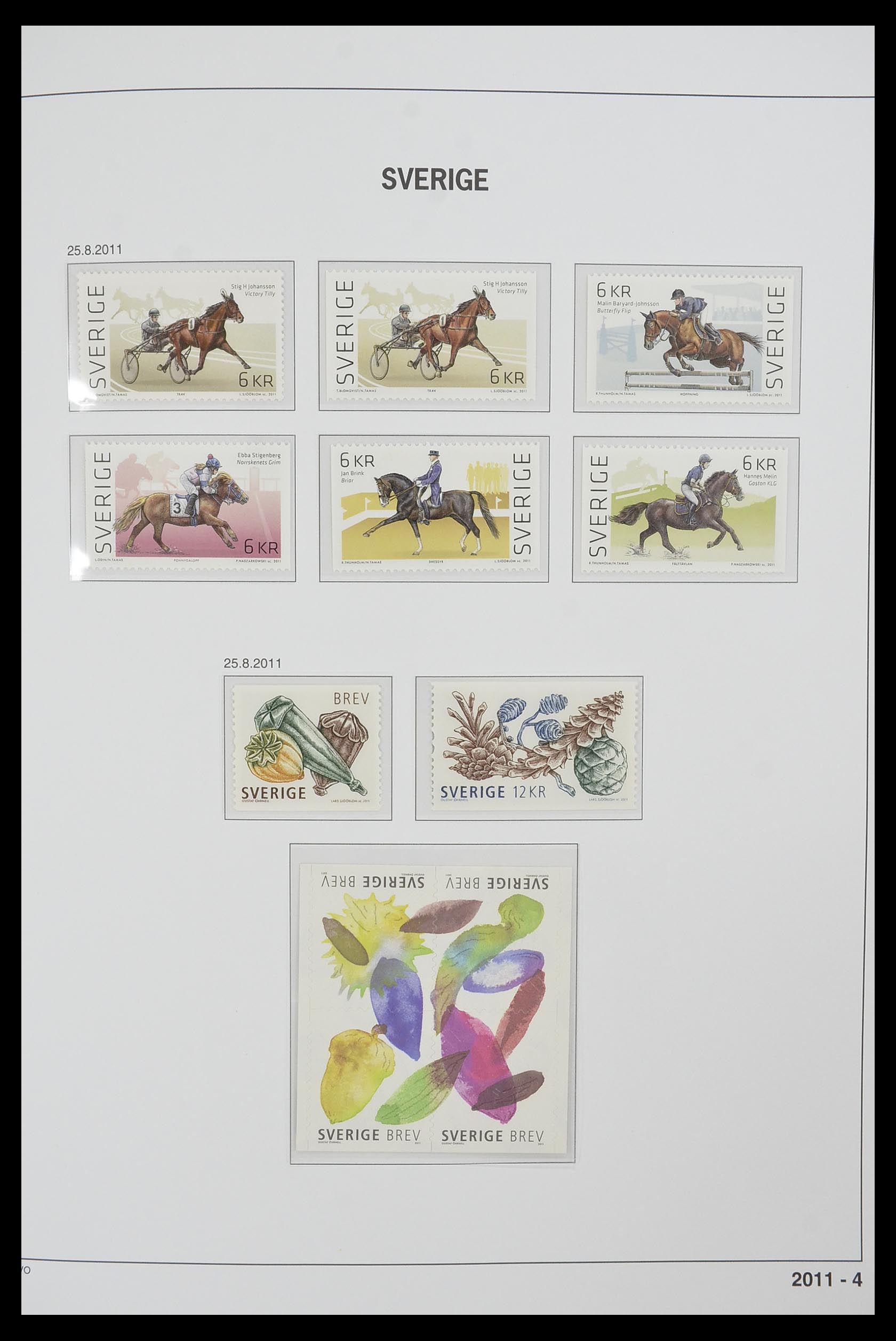 33520 413 - Postzegelverzameling 33520 Zweden 1855-2013.