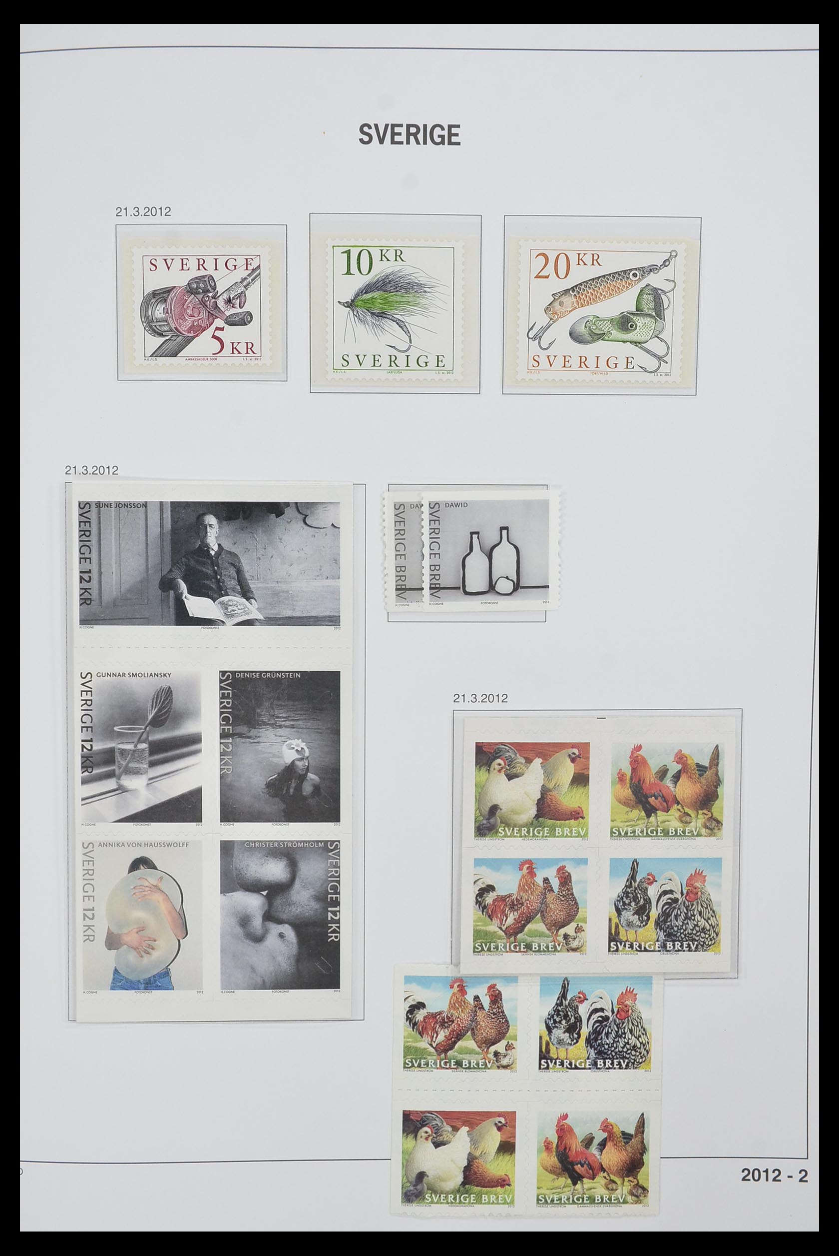 33520 421 - Postzegelverzameling 33520 Zweden 1855-2013.