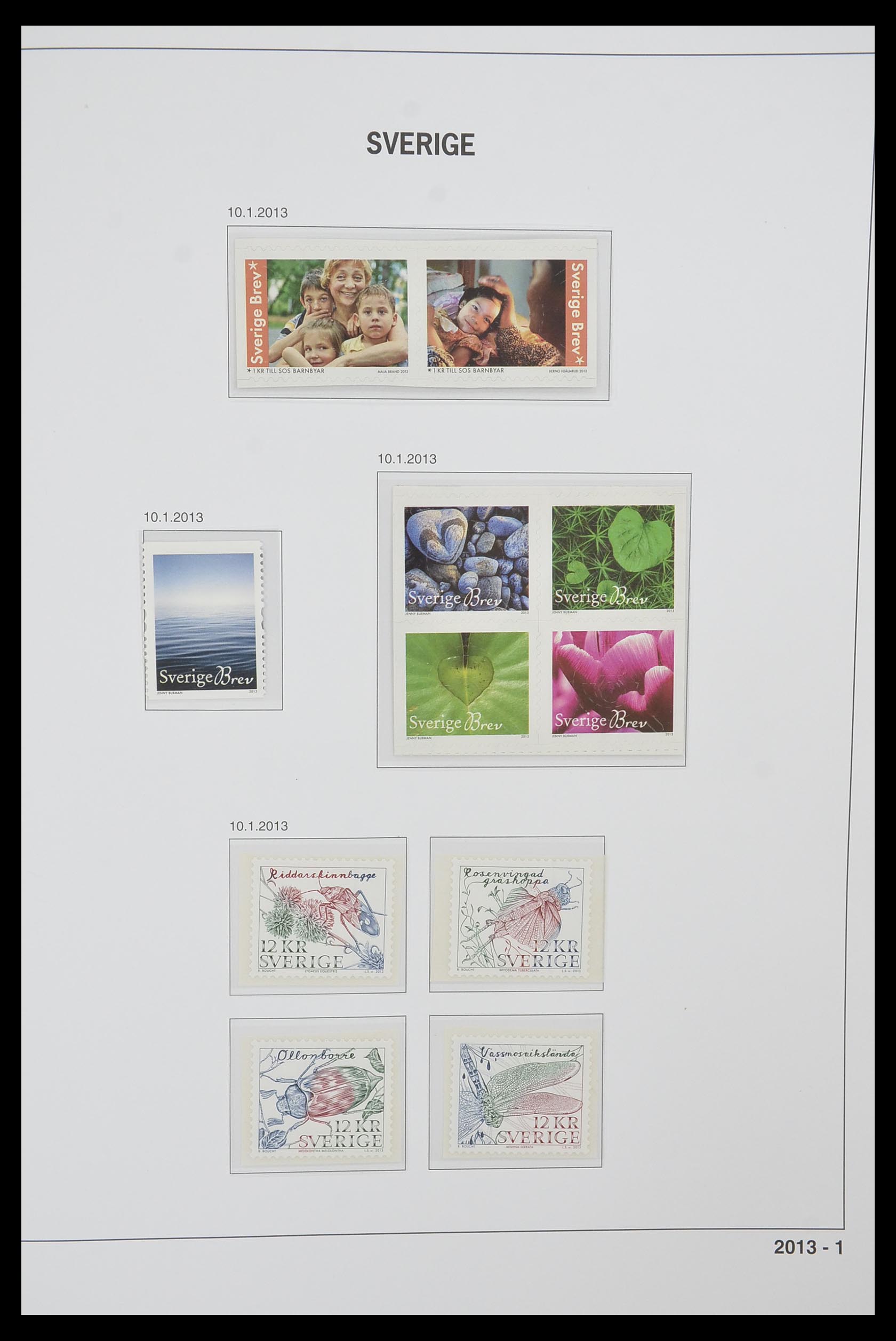 33520 428 - Postzegelverzameling 33520 Zweden 1855-2013.