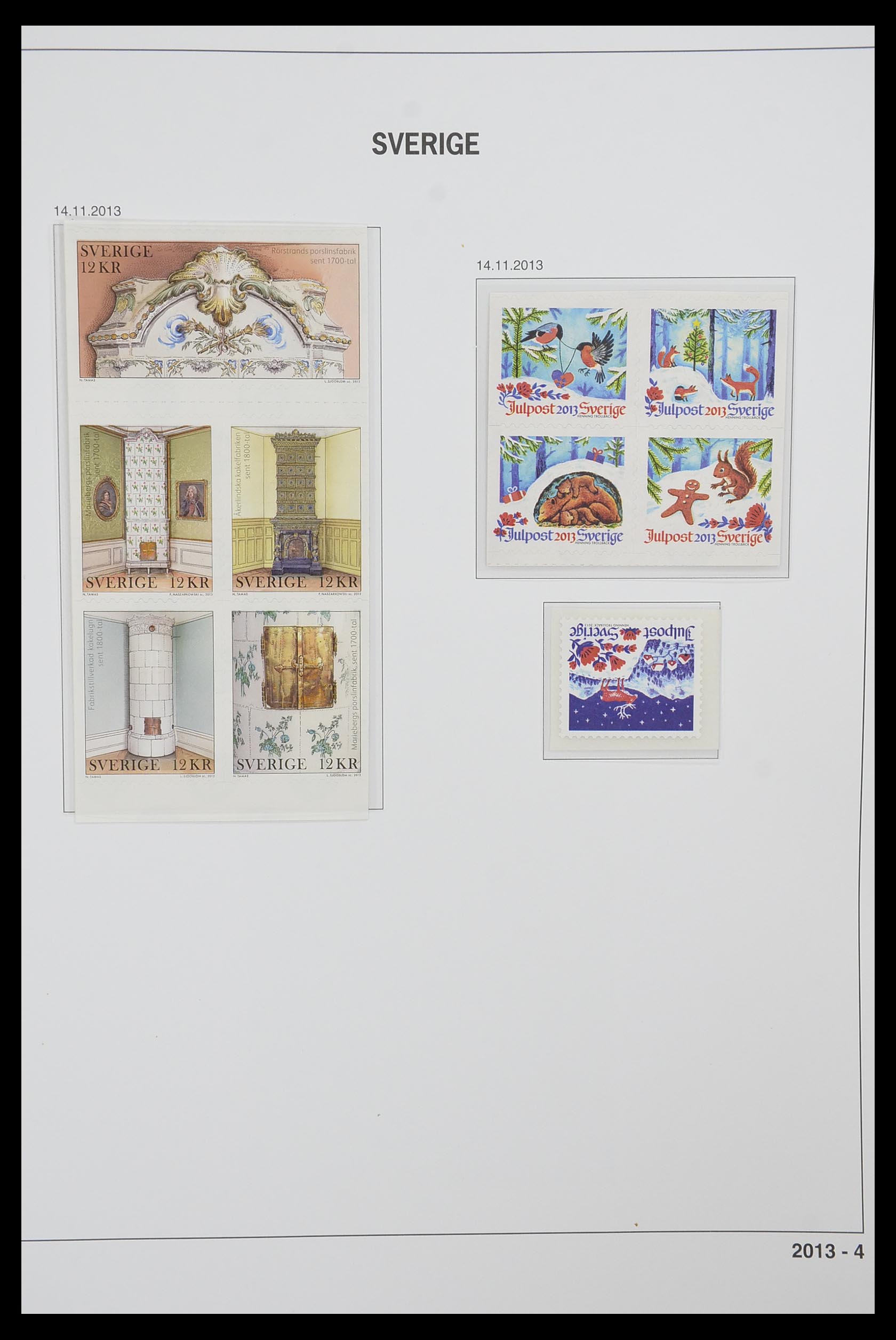 33520 431 - Postzegelverzameling 33520 Zweden 1855-2013.