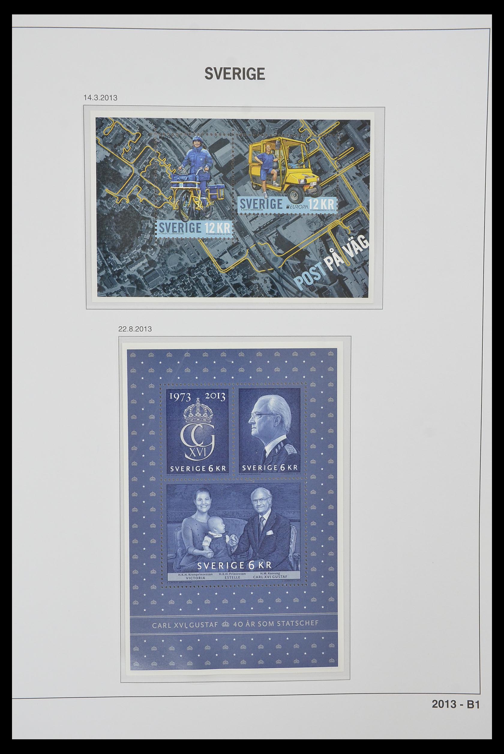 33520 432 - Postzegelverzameling 33520 Zweden 1855-2013.