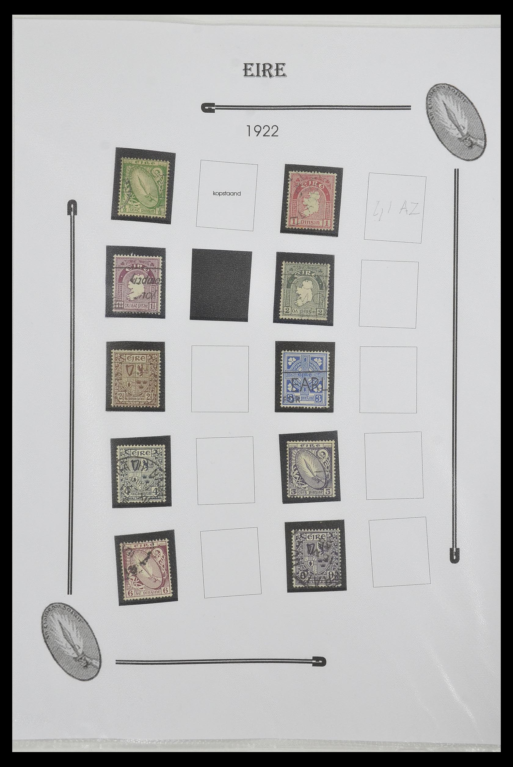 33522 004 - Postzegelverzameling 33522 Ierland 1922-2015.