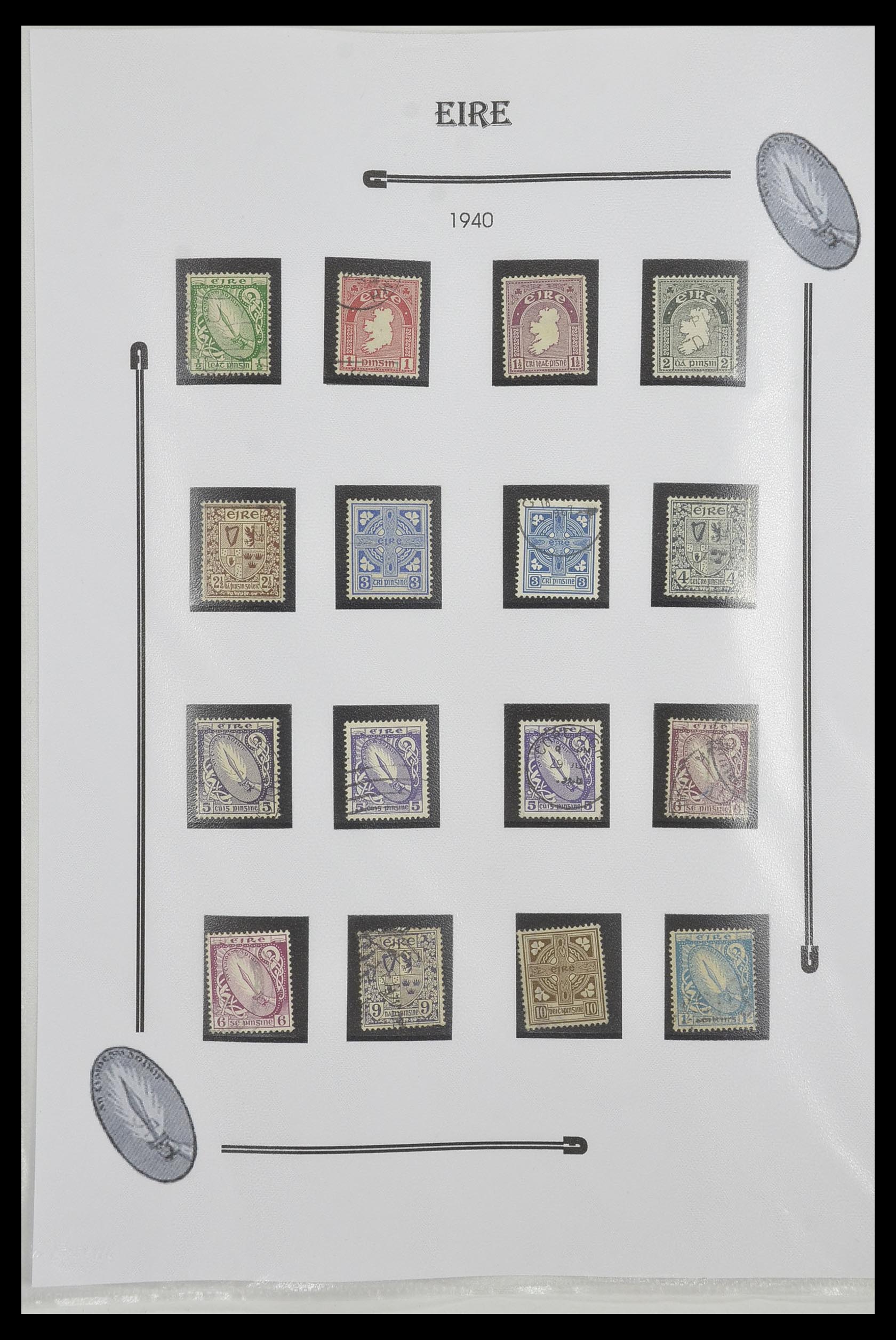 33522 007 - Postzegelverzameling 33522 Ierland 1922-2015.