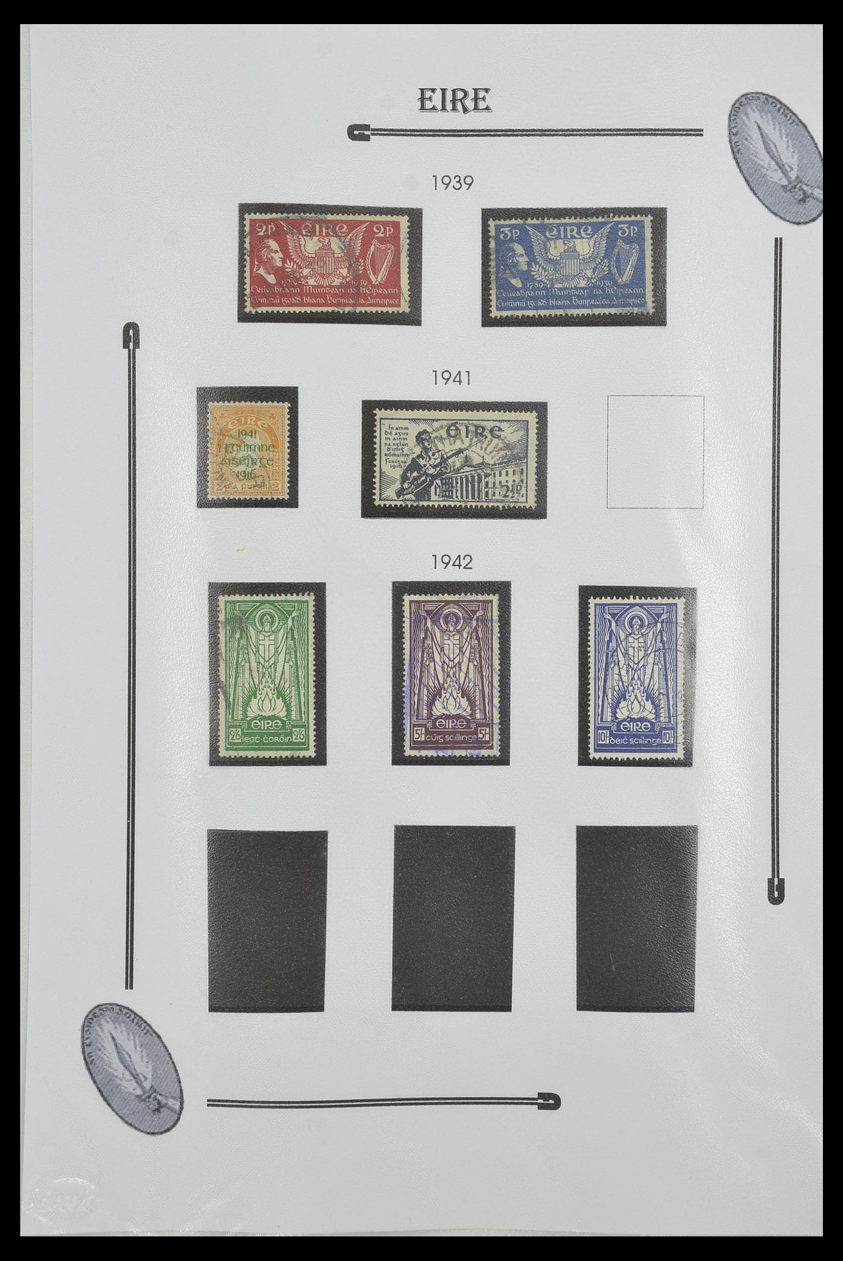 33522 008 - Postzegelverzameling 33522 Ierland 1922-2015.