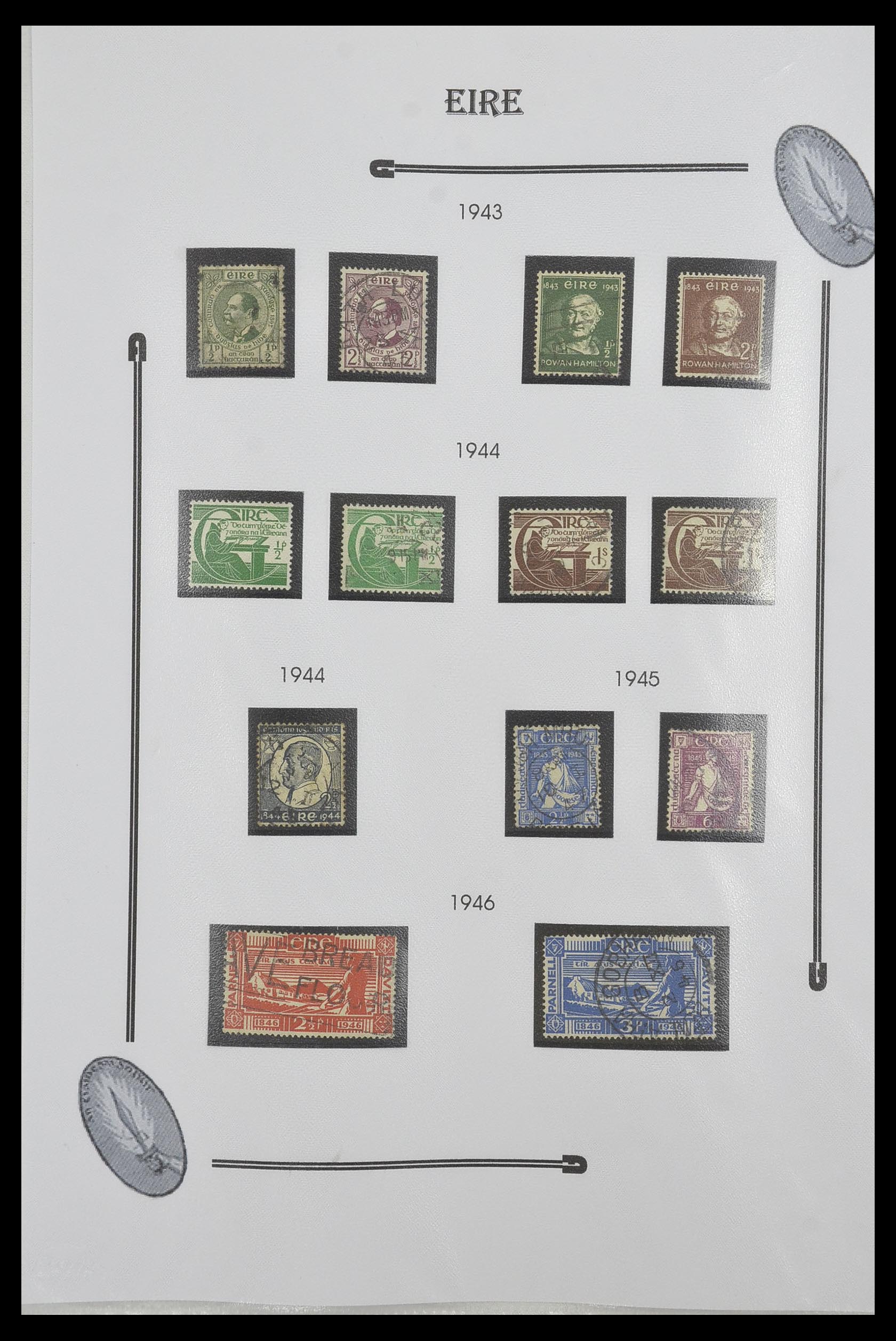 33522 009 - Postzegelverzameling 33522 Ierland 1922-2015.