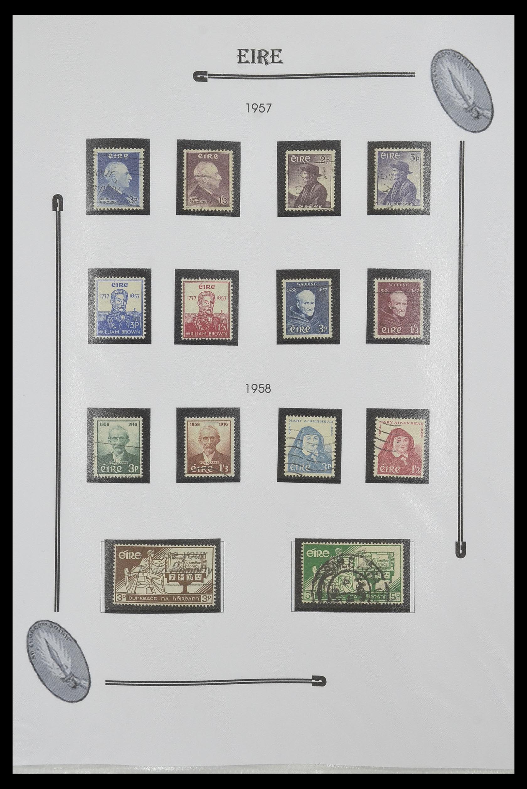 33522 013 - Postzegelverzameling 33522 Ierland 1922-2015.
