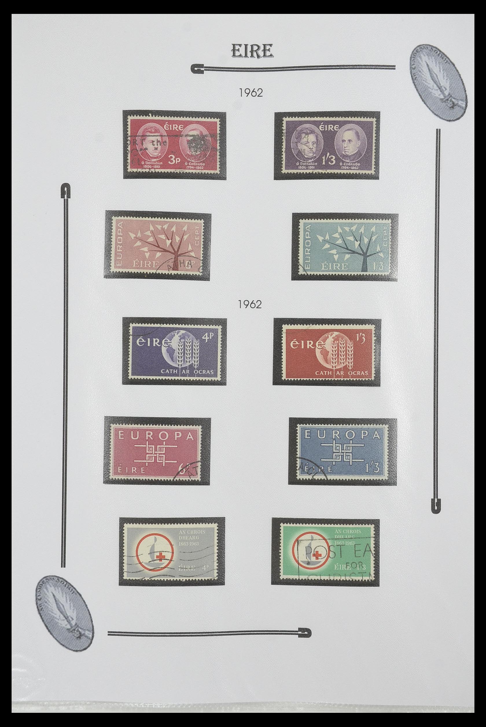 33522 015 - Postzegelverzameling 33522 Ierland 1922-2015.