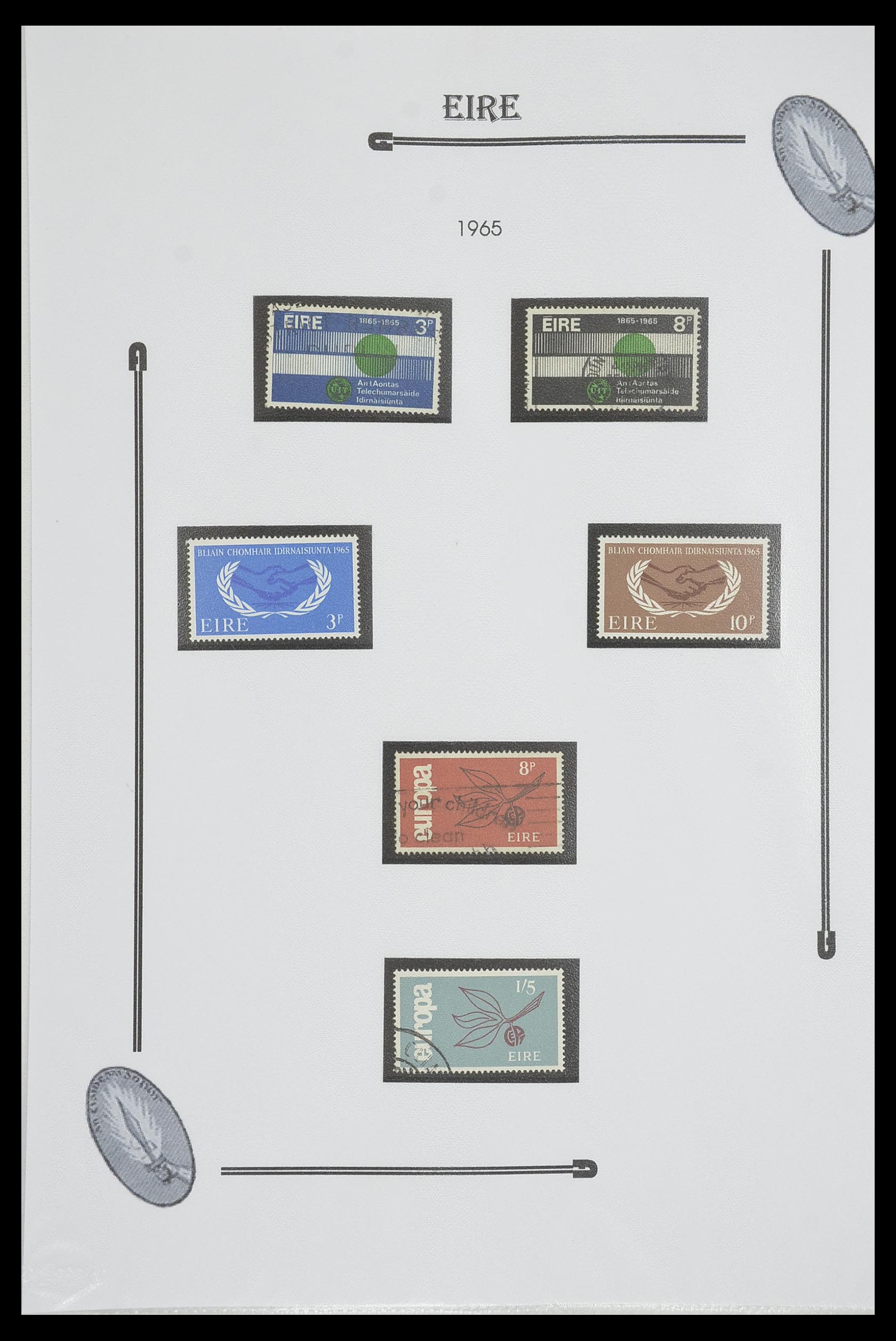 33522 017 - Postzegelverzameling 33522 Ierland 1922-2015.