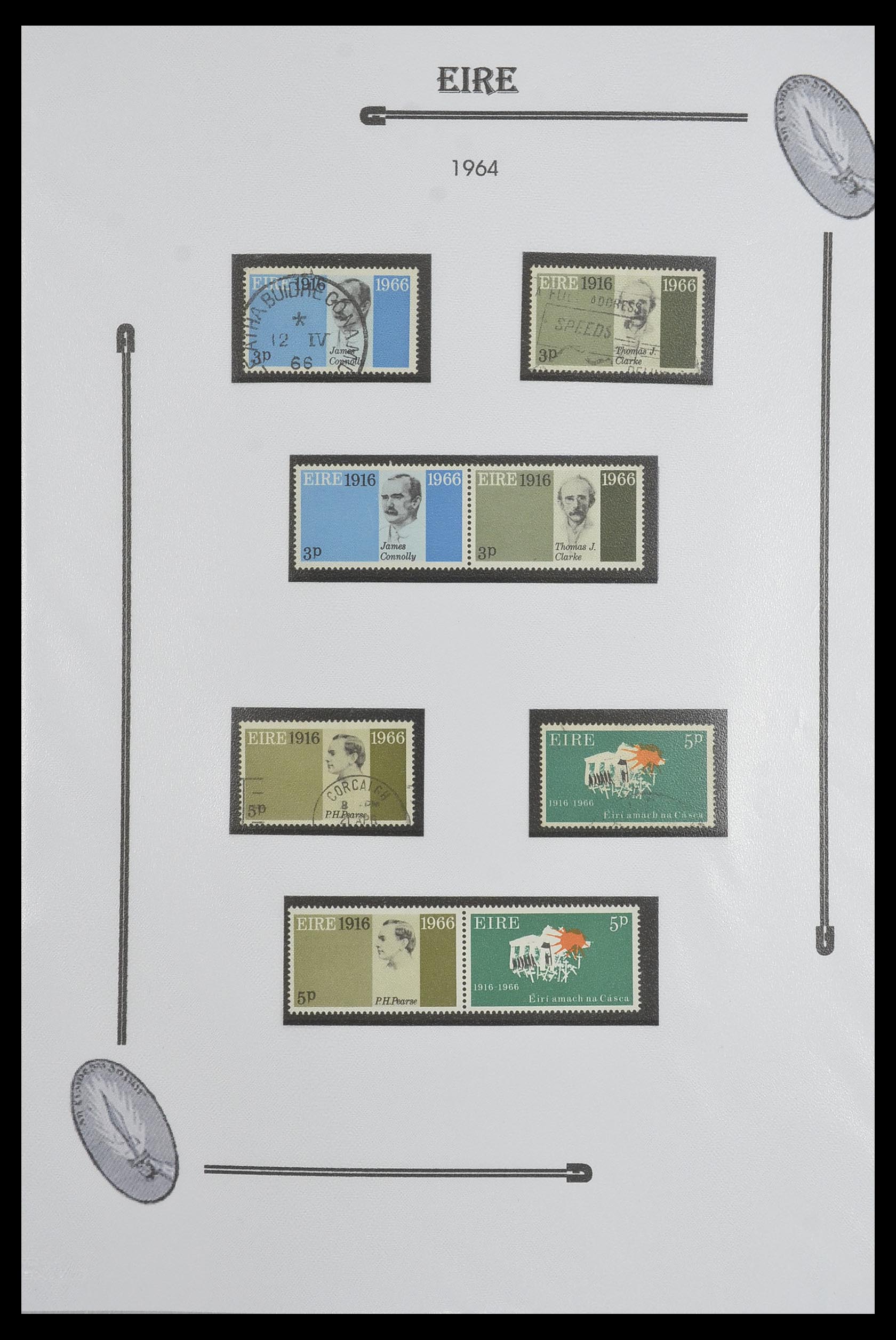 33522 018 - Postzegelverzameling 33522 Ierland 1922-2015.