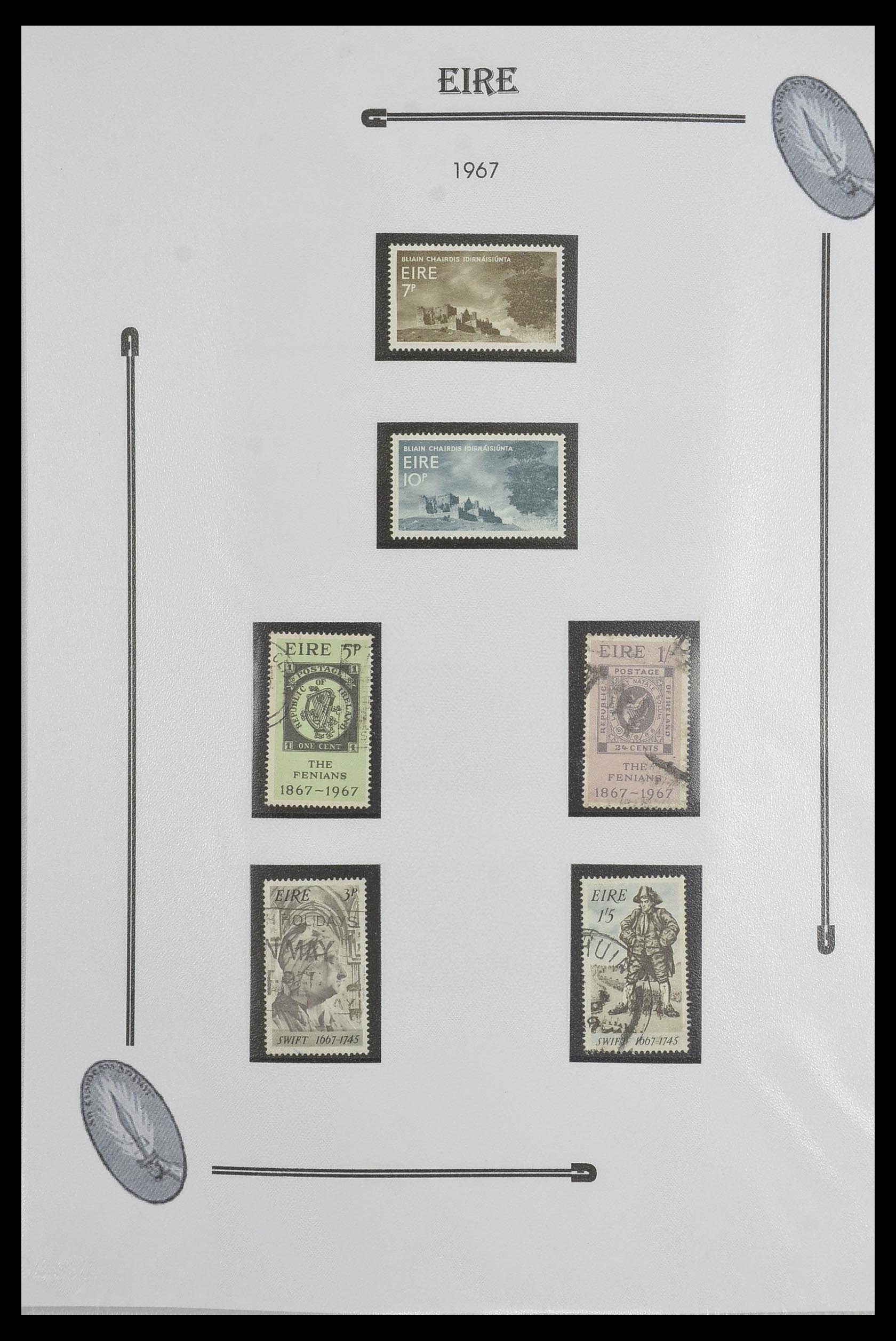 33522 021 - Postzegelverzameling 33522 Ierland 1922-2015.