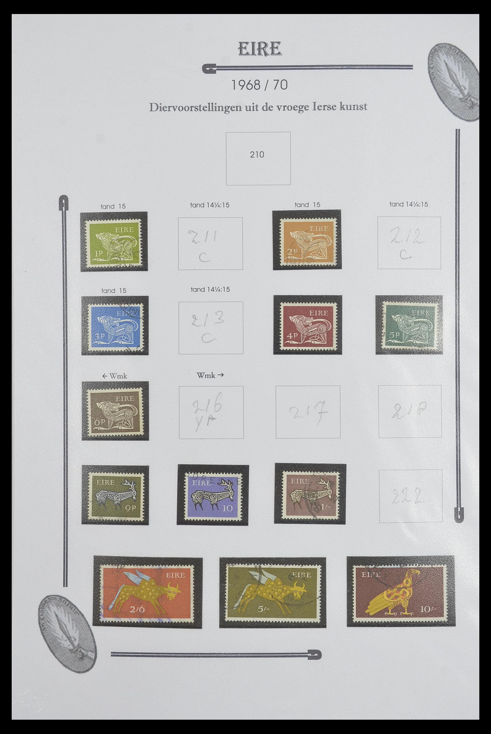 33522 023 - Postzegelverzameling 33522 Ierland 1922-2015.