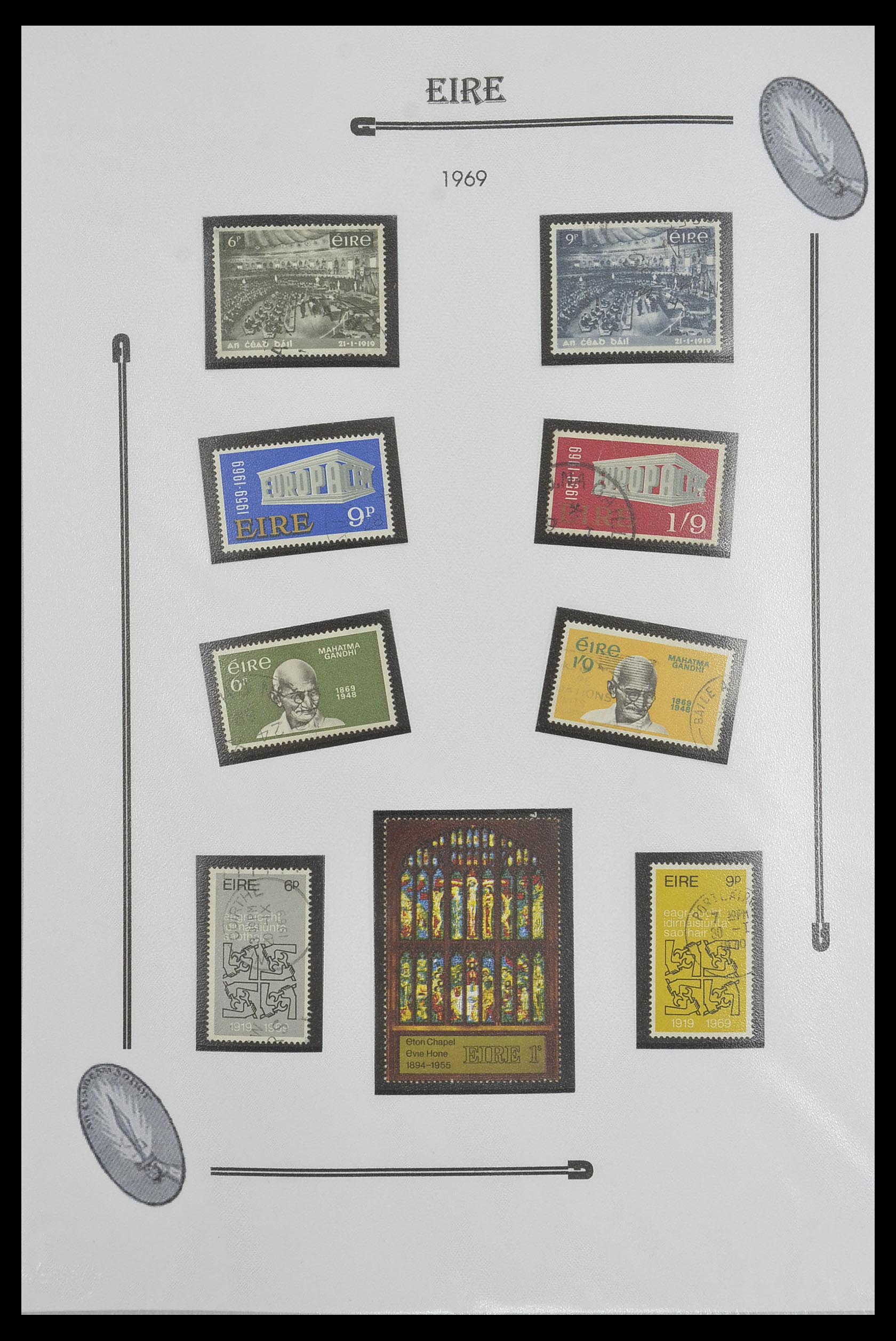33522 024 - Postzegelverzameling 33522 Ierland 1922-2015.