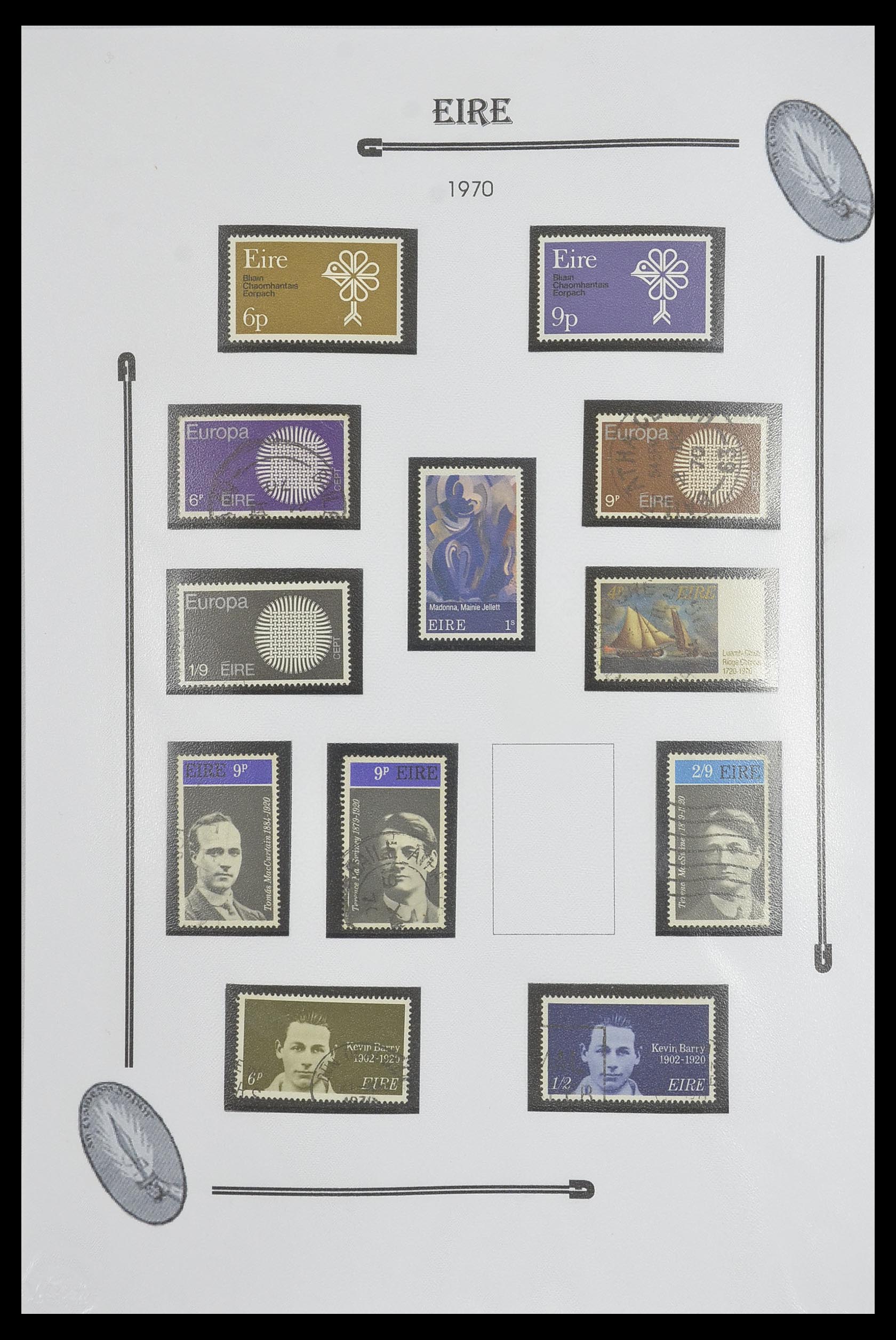 33522 025 - Postzegelverzameling 33522 Ierland 1922-2015.