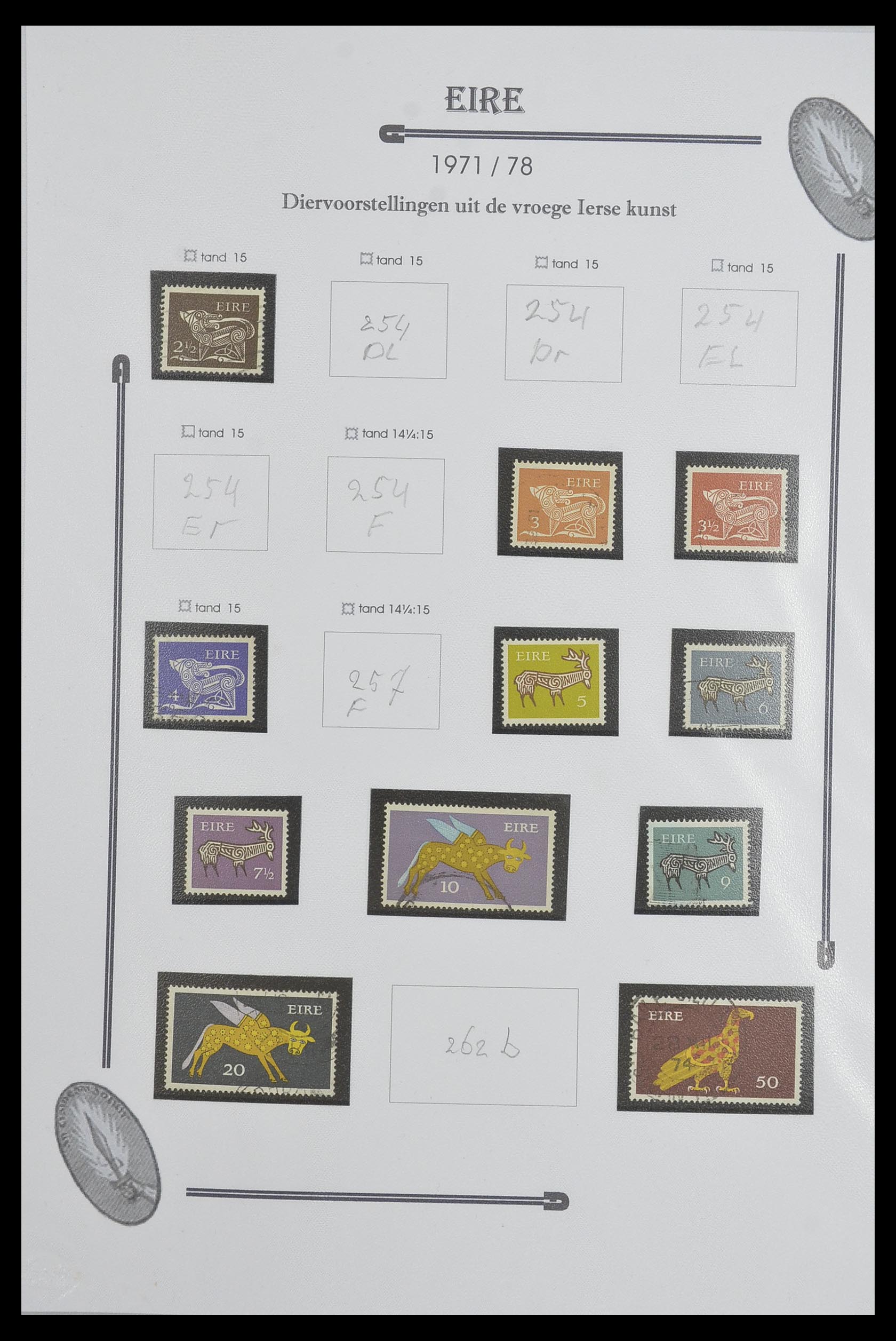 33522 027 - Postzegelverzameling 33522 Ierland 1922-2015.