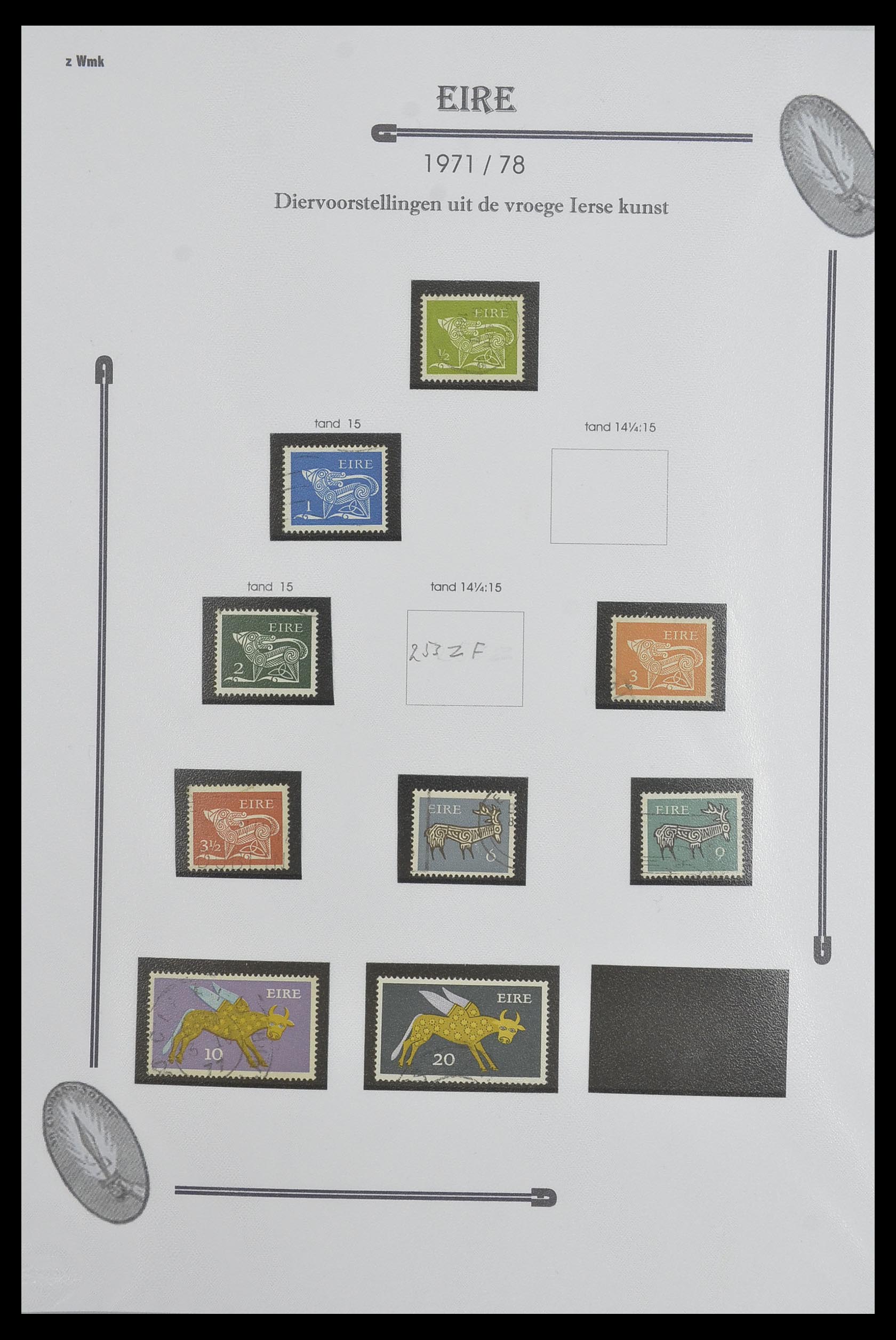 33522 028 - Postzegelverzameling 33522 Ierland 1922-2015.