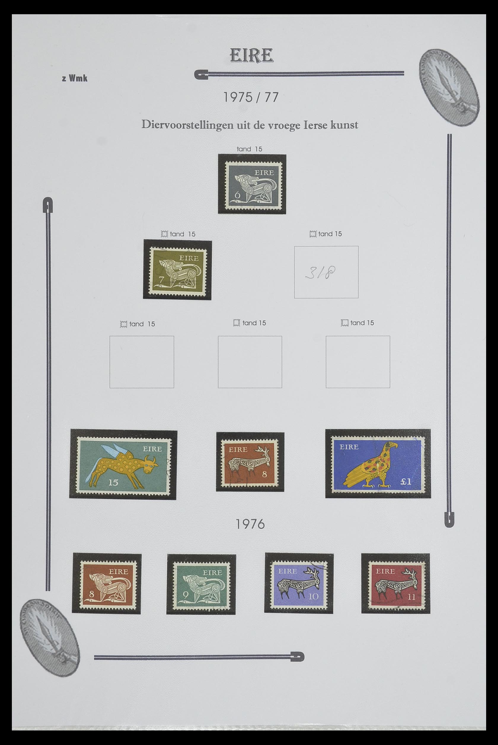 33522 035 - Postzegelverzameling 33522 Ierland 1922-2015.