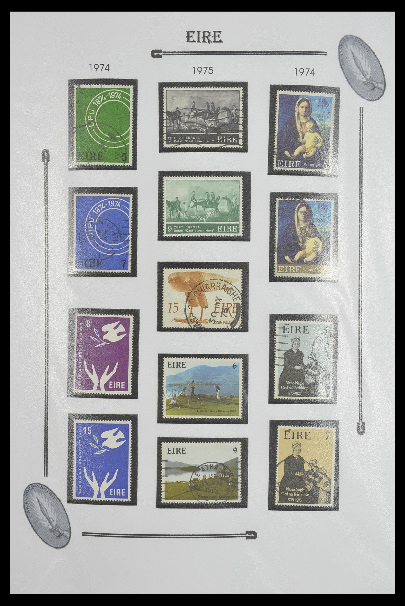 33522 036 - Postzegelverzameling 33522 Ierland 1922-2015.