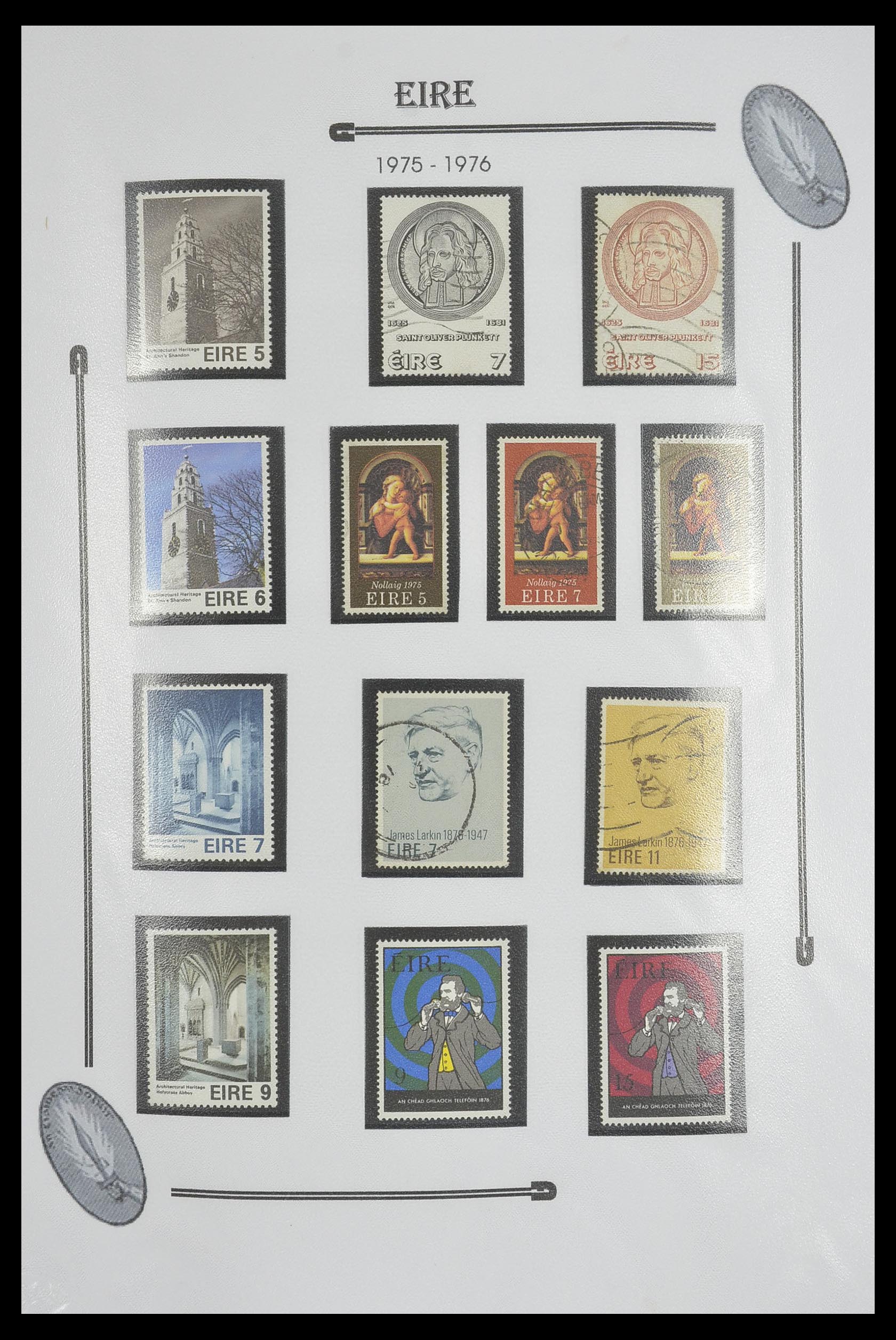 33522 037 - Postzegelverzameling 33522 Ierland 1922-2015.