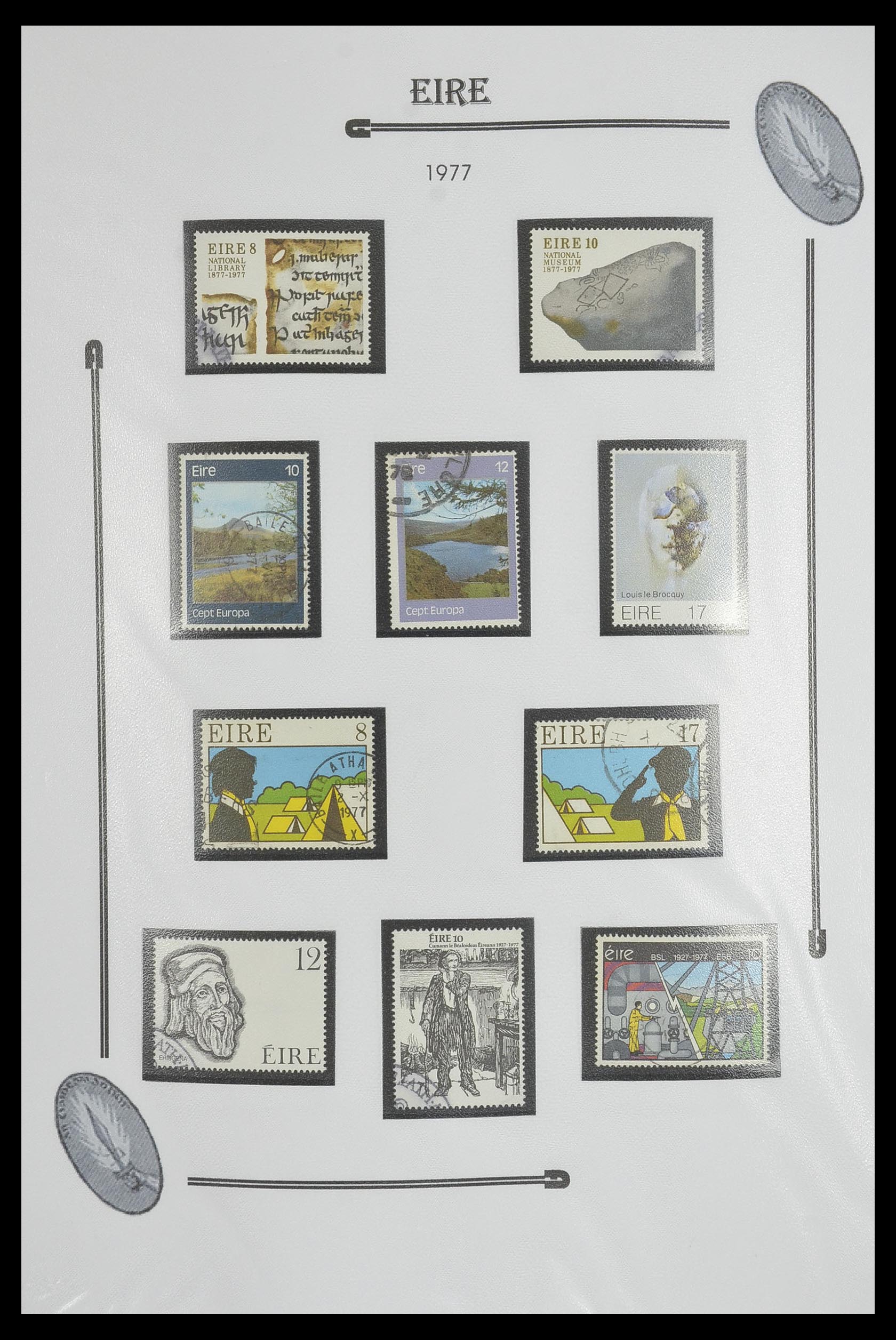33522 041 - Postzegelverzameling 33522 Ierland 1922-2015.