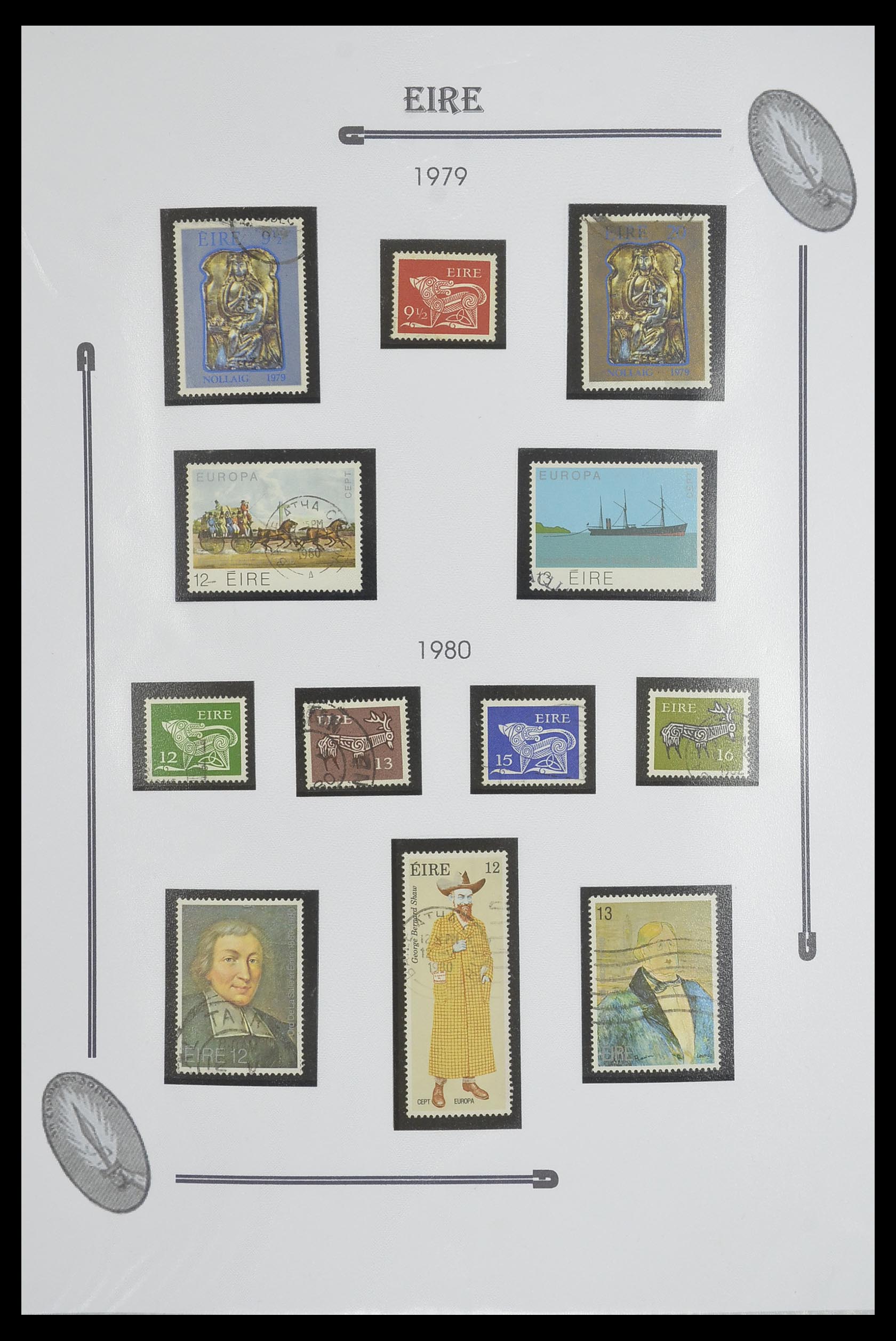 33522 046 - Postzegelverzameling 33522 Ierland 1922-2015.