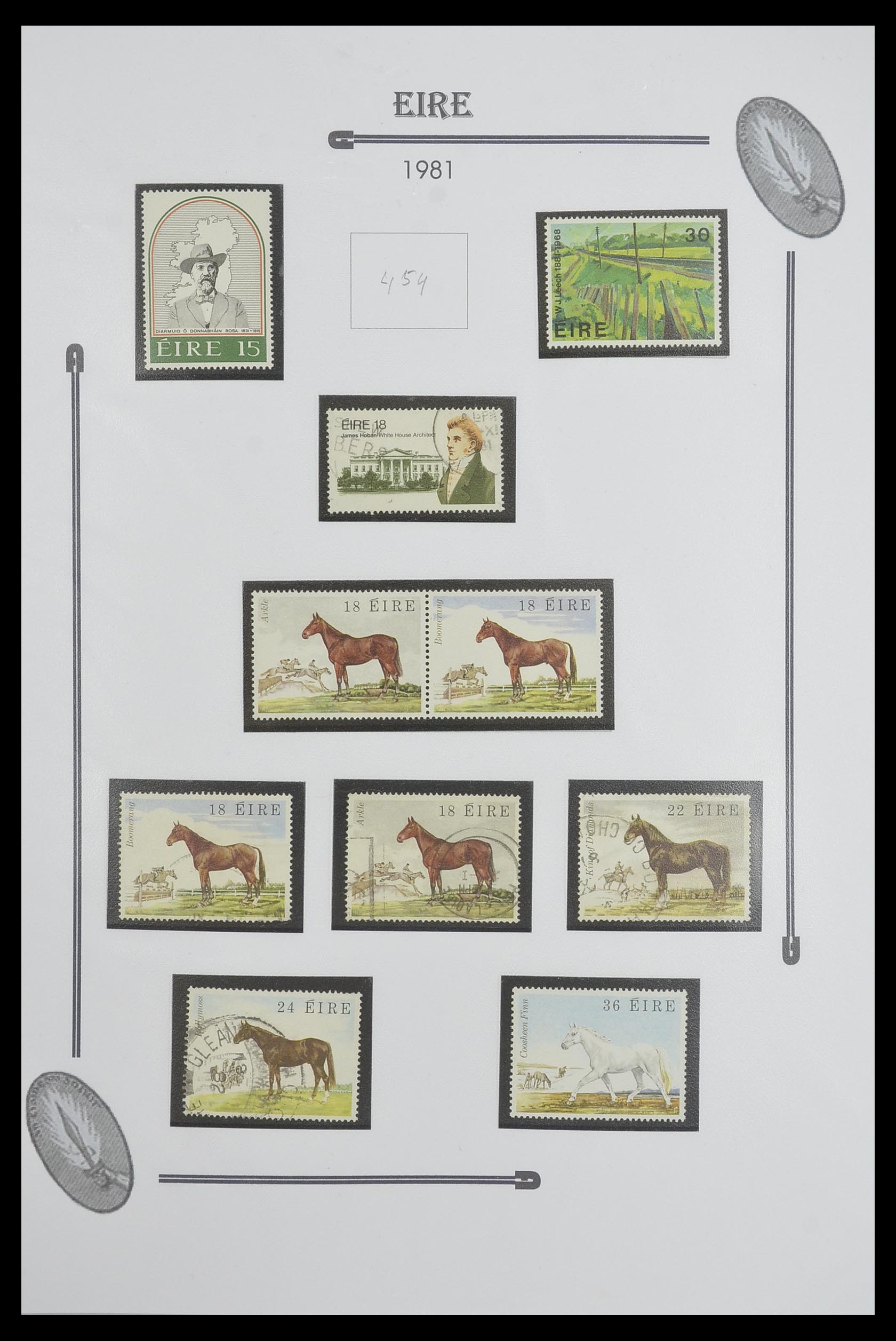 33522 050 - Postzegelverzameling 33522 Ierland 1922-2015.