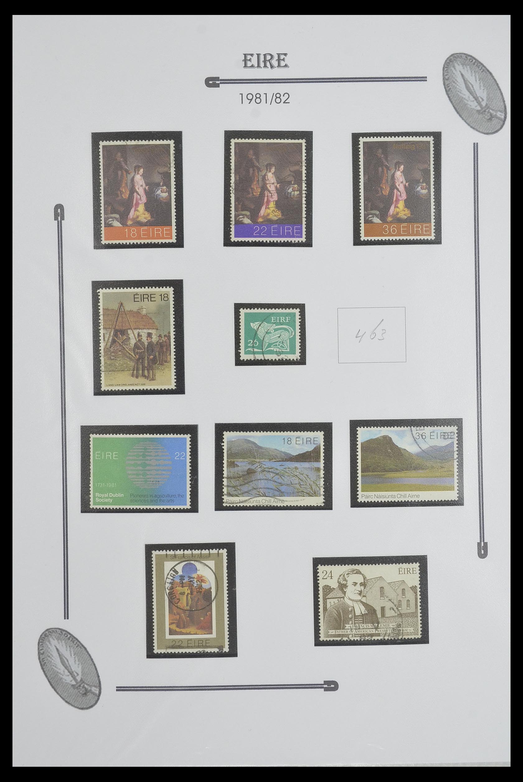 33522 051 - Postzegelverzameling 33522 Ierland 1922-2015.