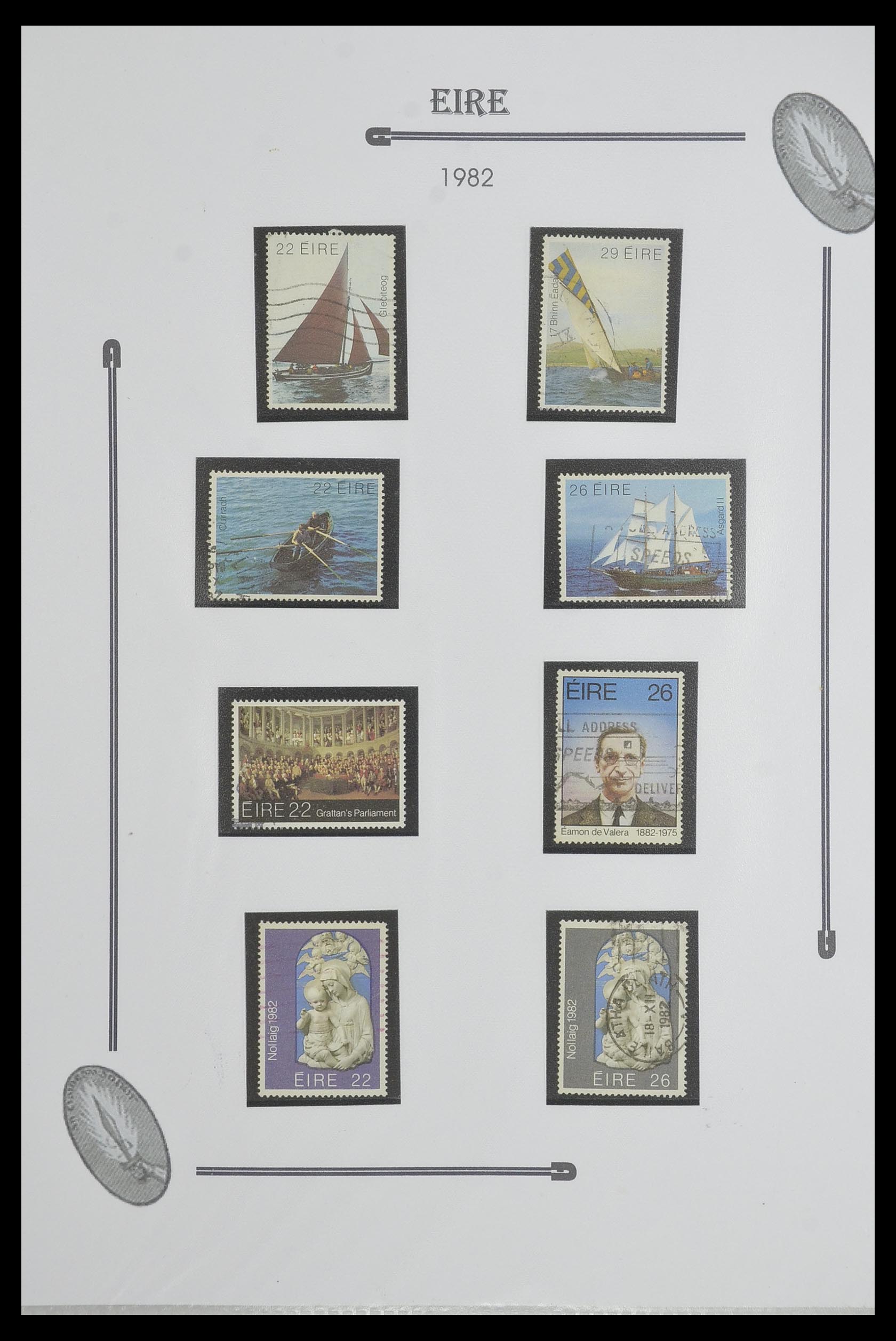 33522 053 - Postzegelverzameling 33522 Ierland 1922-2015.