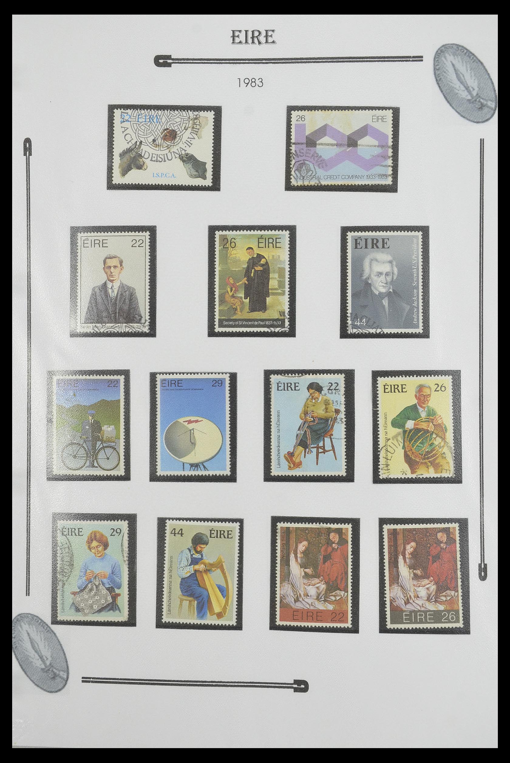 33522 058 - Postzegelverzameling 33522 Ierland 1922-2015.