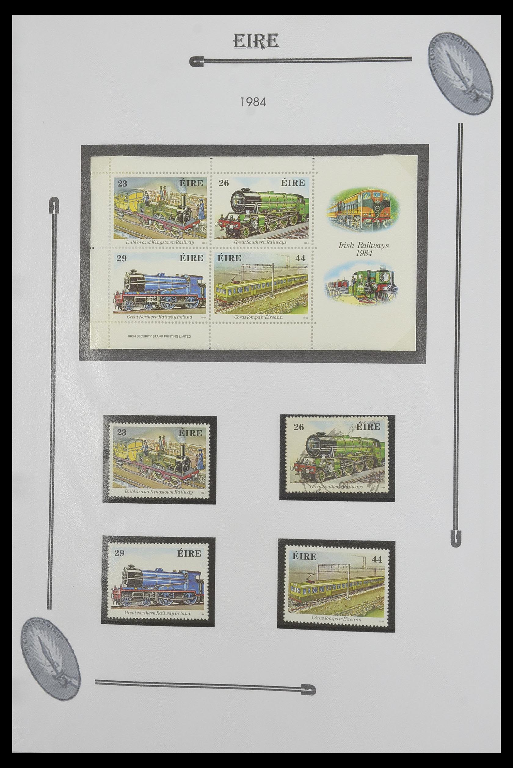 33522 059 - Postzegelverzameling 33522 Ierland 1922-2015.