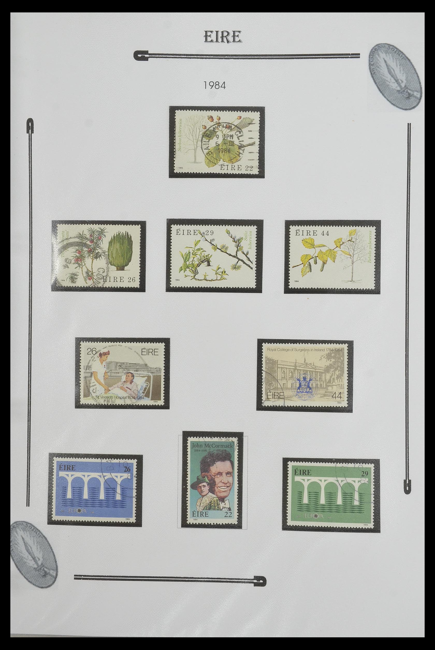 33522 060 - Postzegelverzameling 33522 Ierland 1922-2015.